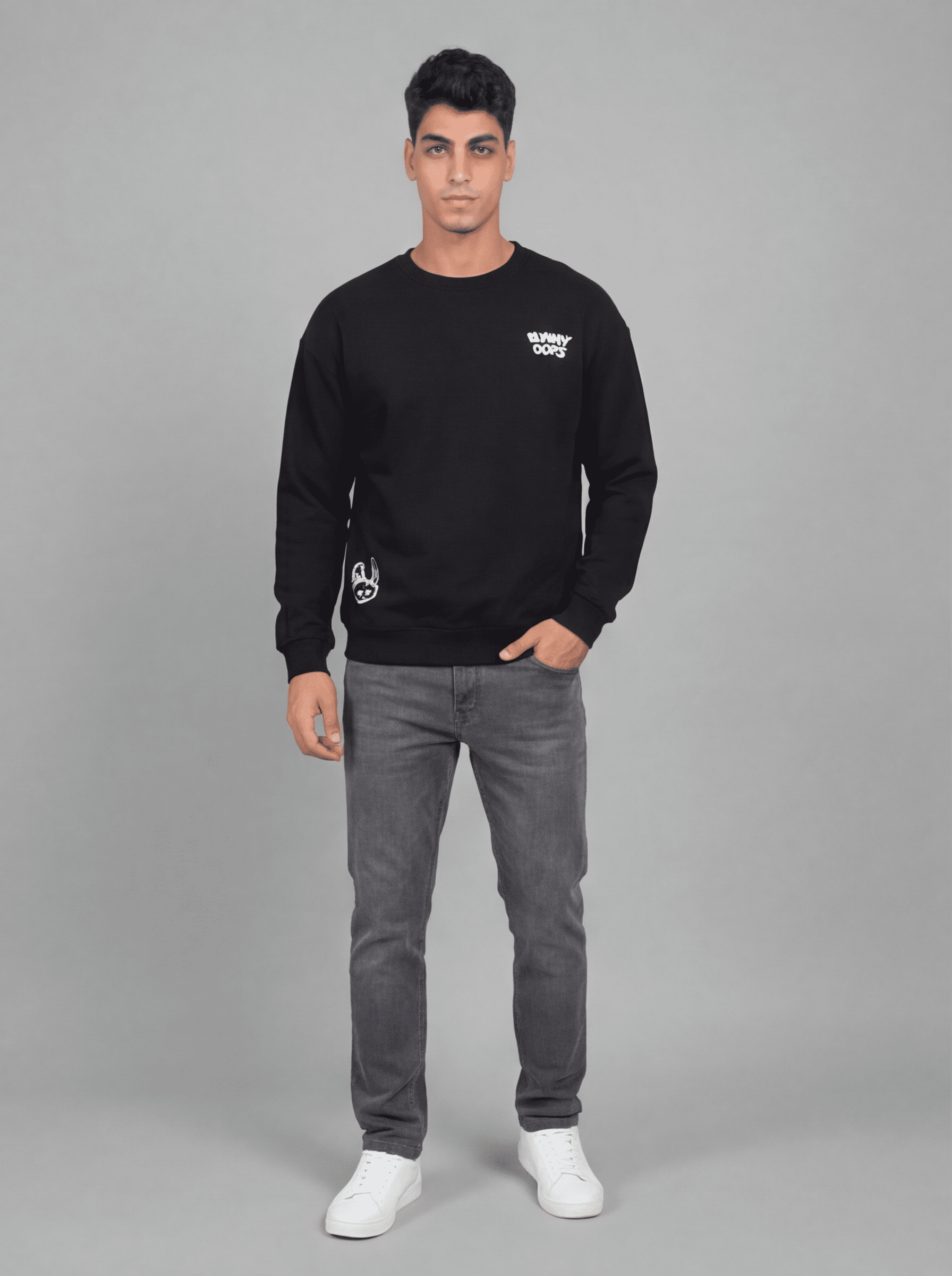 חולצת פוטר ארוכה אלדו מורו הדפס שפן גברים