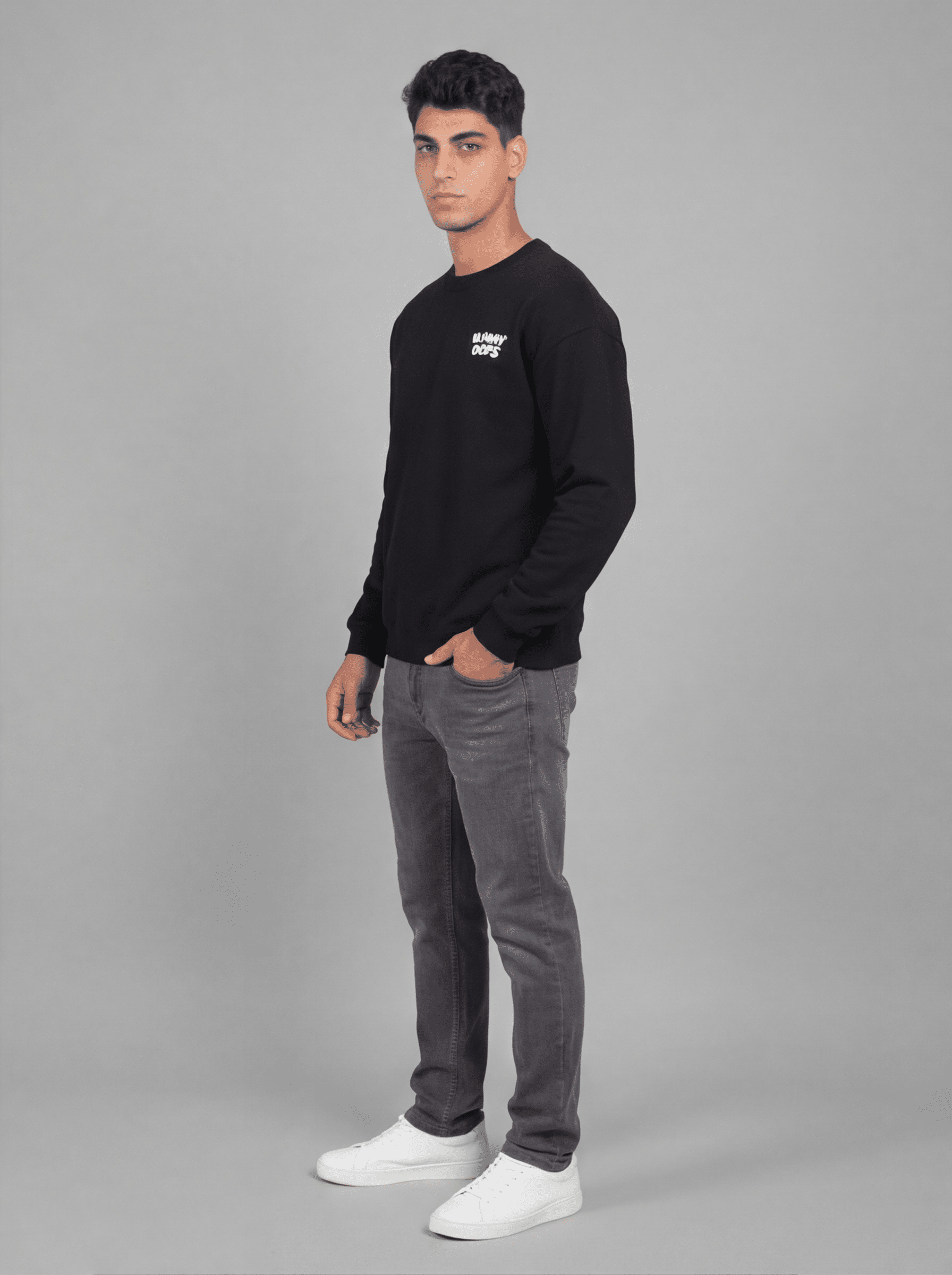 חולצת פוטר ארוכה אלדו מורו הדפס שפן גברים