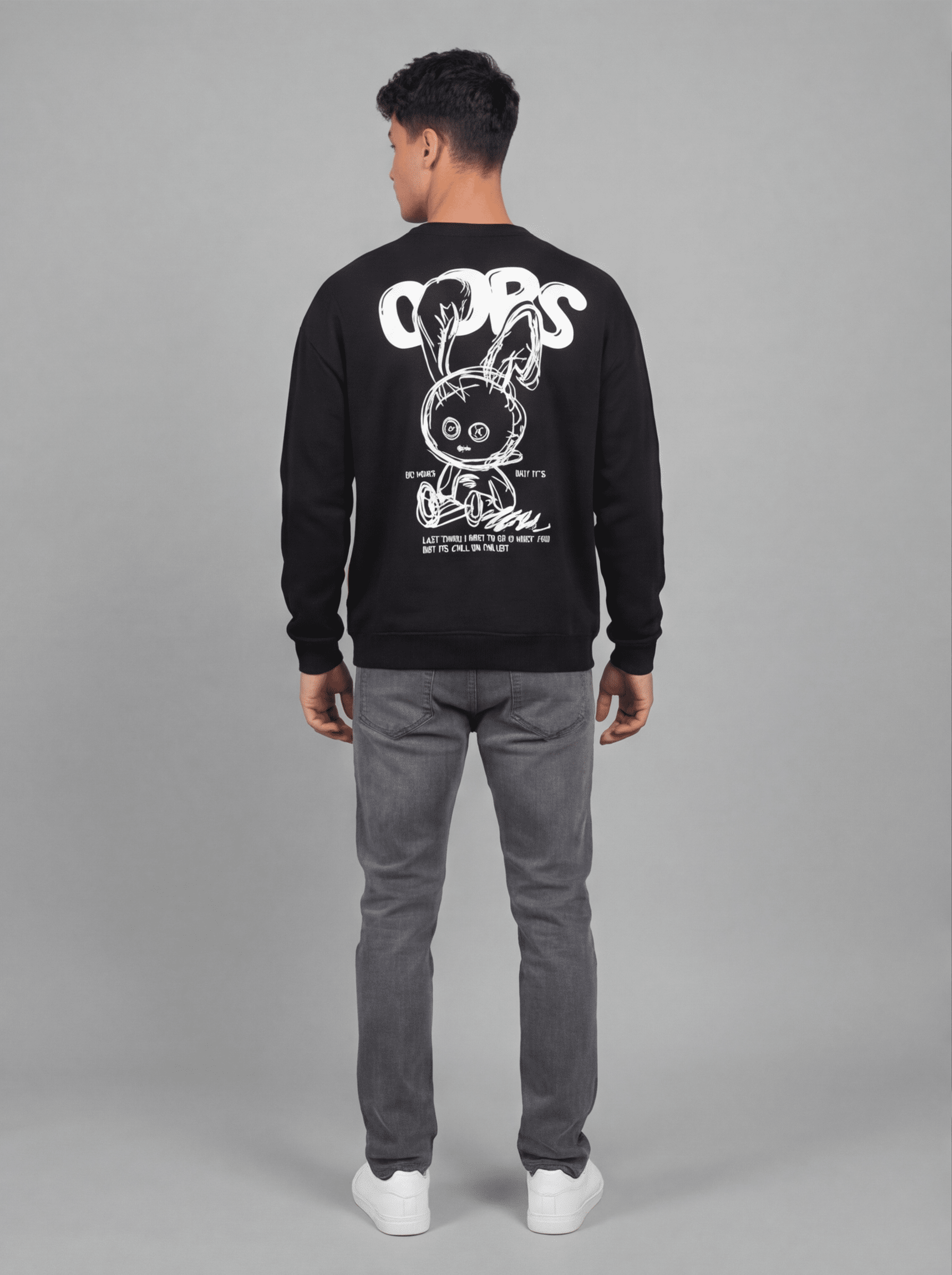 חולצת פוטר ארוכה אלדו מורו הדפס שפן גברים