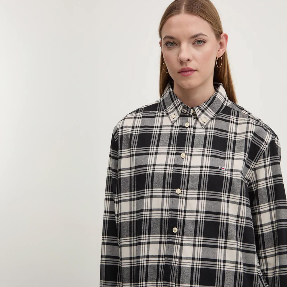 חולצה מכופתרת טומי הילפיגר Rlx Tartan Check נשים