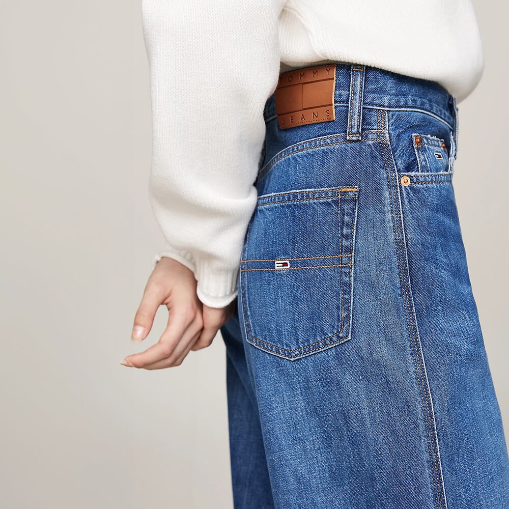 ג'ינס טומי הילפיגר Claire Front Split Wide Leg נשים
