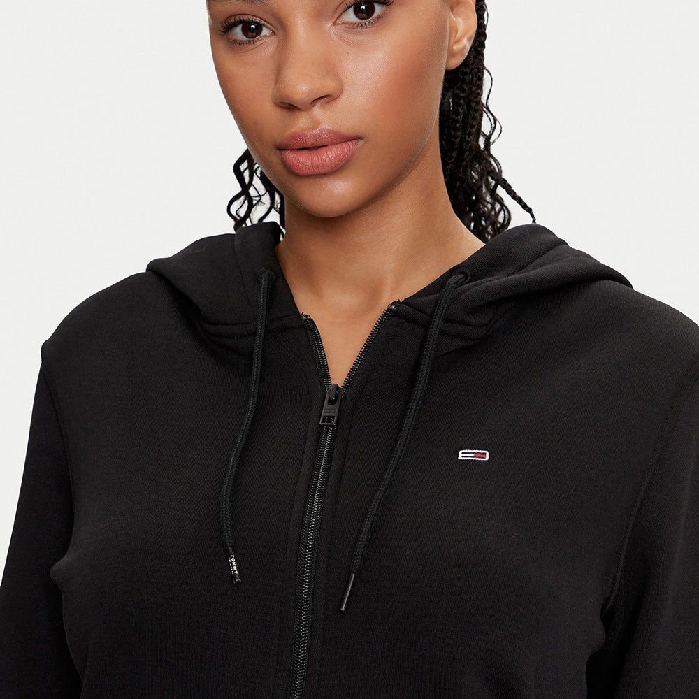 ג'קט קפוצ'ון טומי הילפיגר Flag Zip נשים