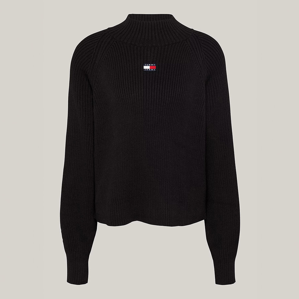 סוודר טומי הילפיגר Badge Mockneck נשים