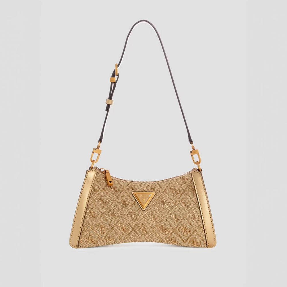 תיק ערב Guess נשים Dili Top Zip Shoulder Bag