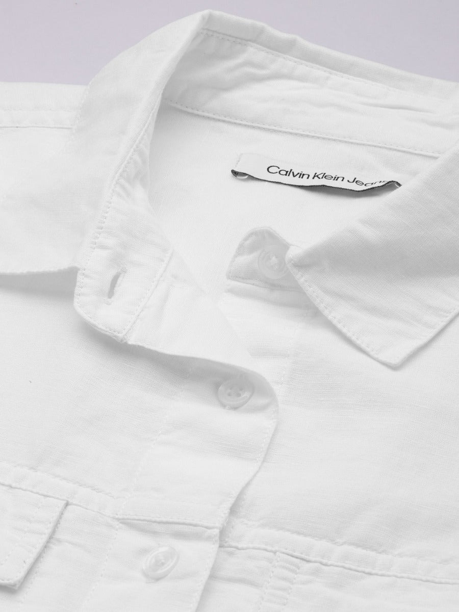 חולצה מכופתרת קלווין קליין Chemise נשים