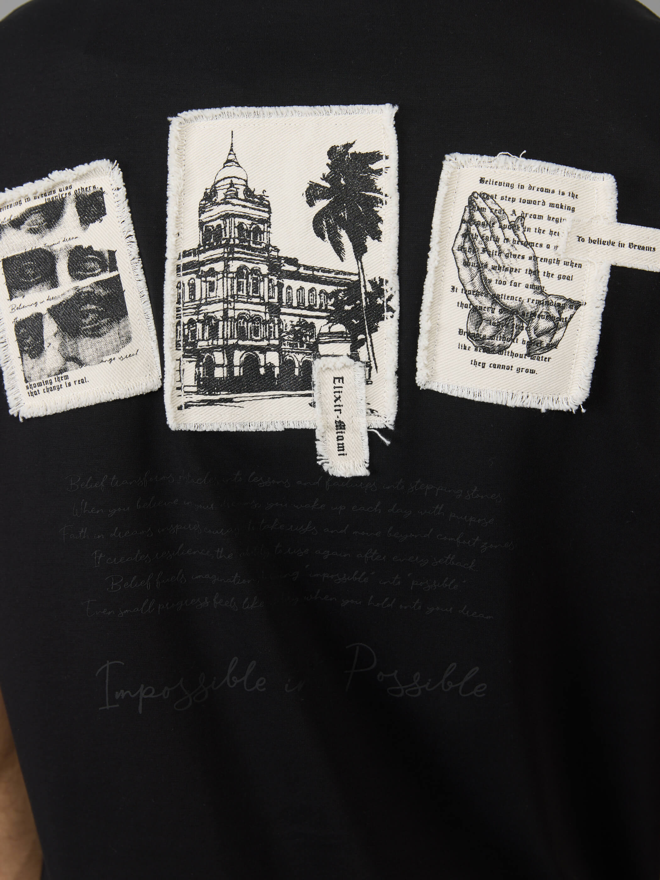 חולצת טישירט קצרה אליקסיר Canvas Patches גברים