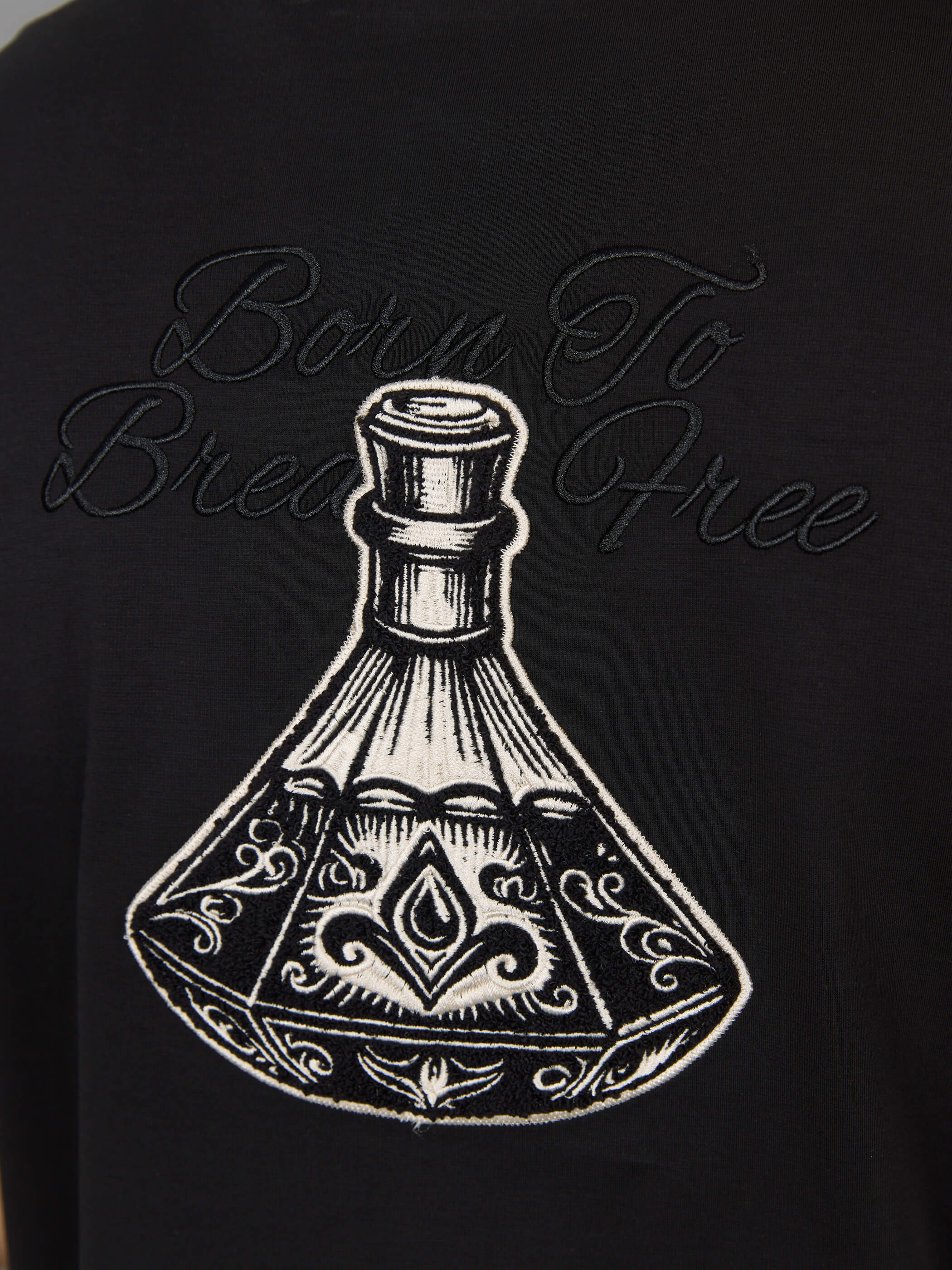 חולצת טישירט קצרה אליקסיר Back Embroidery גברים