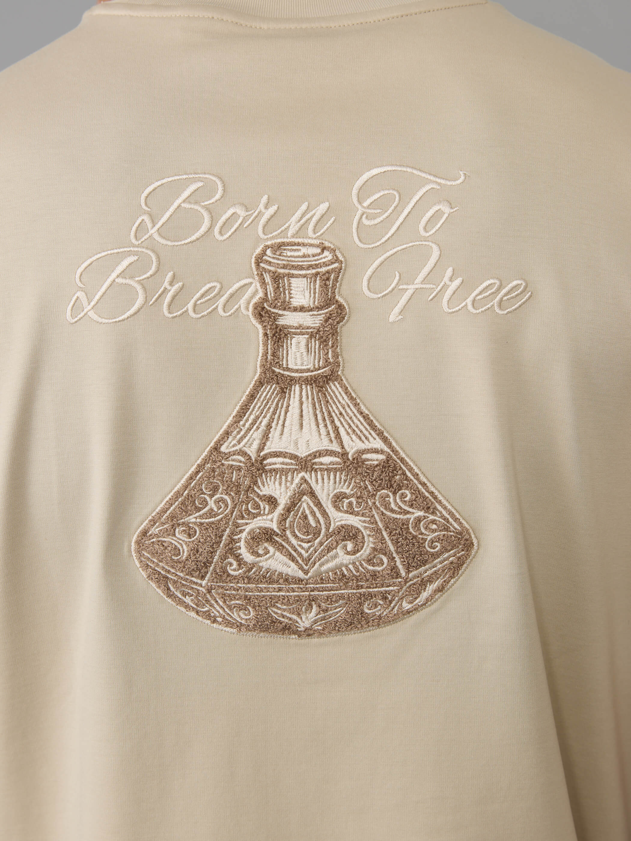 חולצת טישירט קצרה אליקסיר Back Embroidery גברים
