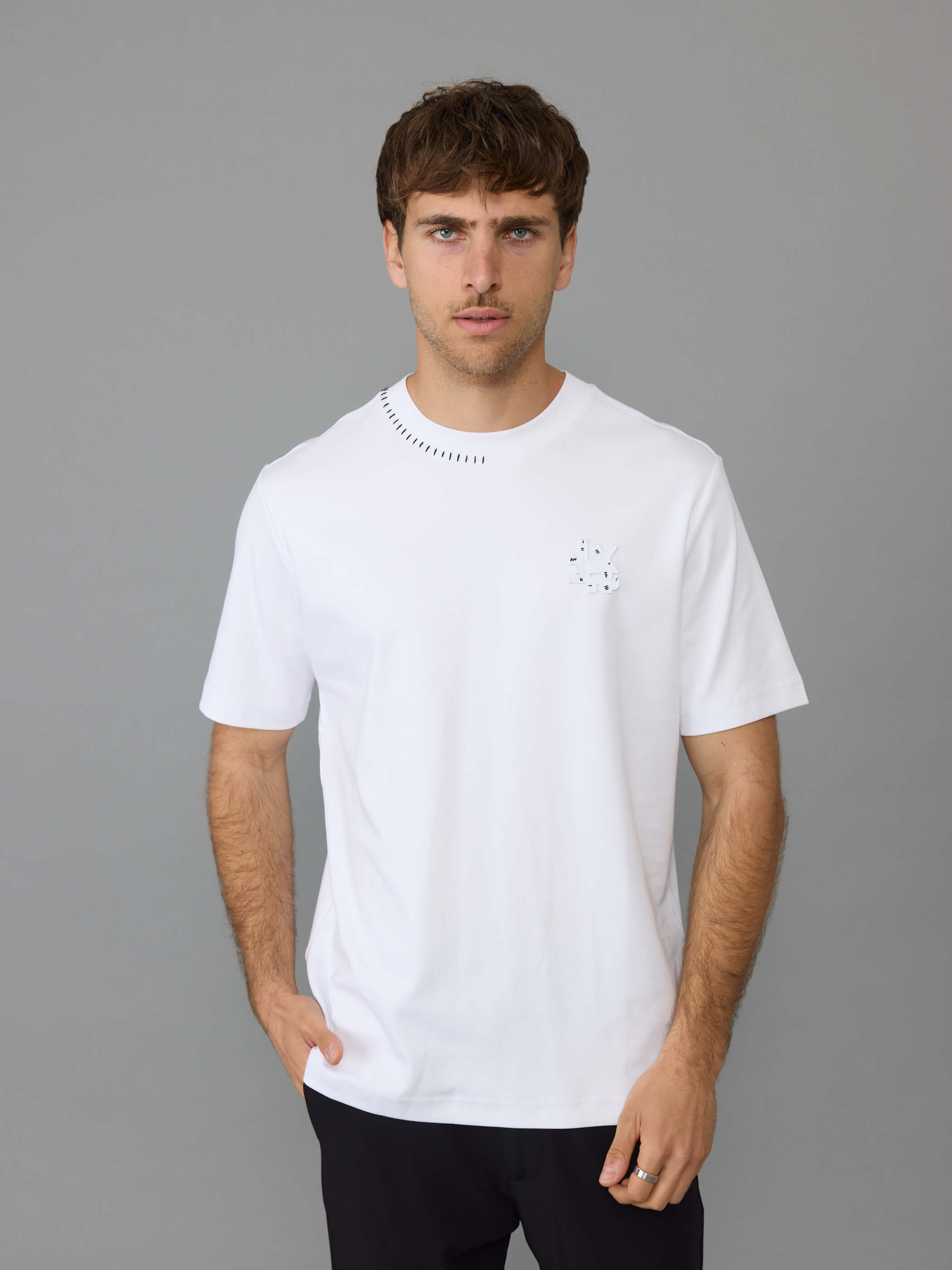 חולצת טישירט קצרה אליקסיר Hand Sewing גברים