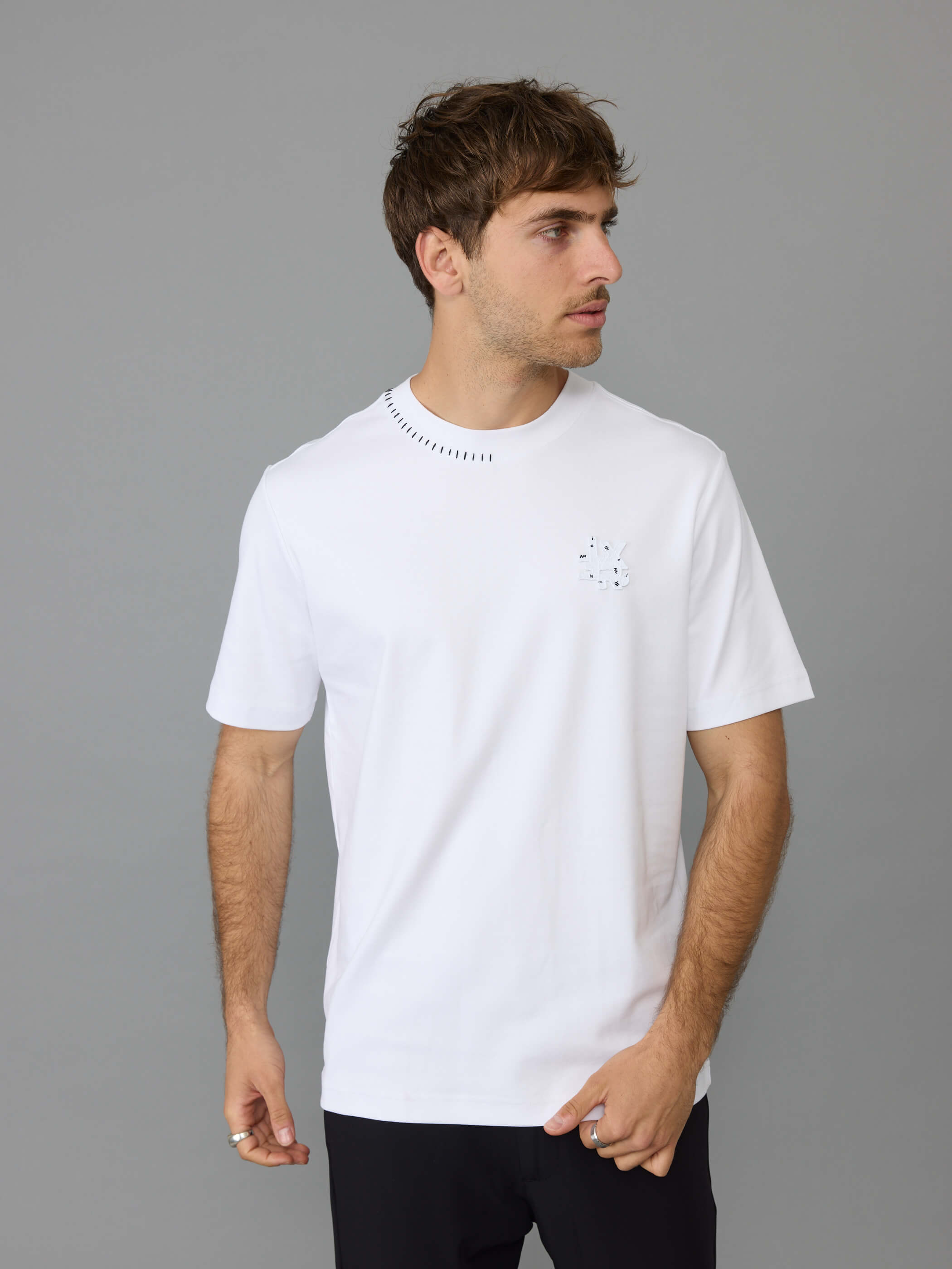 חולצת טישירט קצרה אליקסיר Hand Sewing גברים