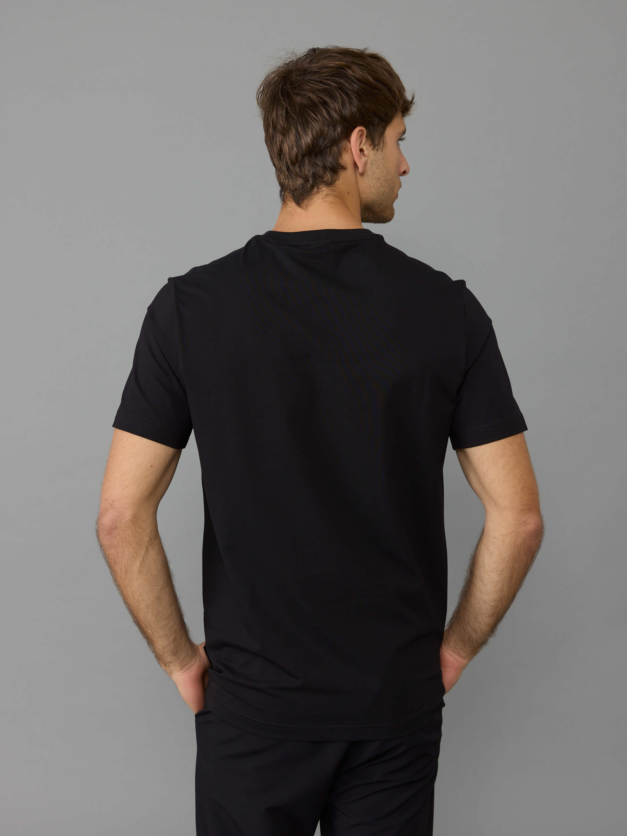 חולצת טישירט קצרה אליקסיר Pixel Logo גברים