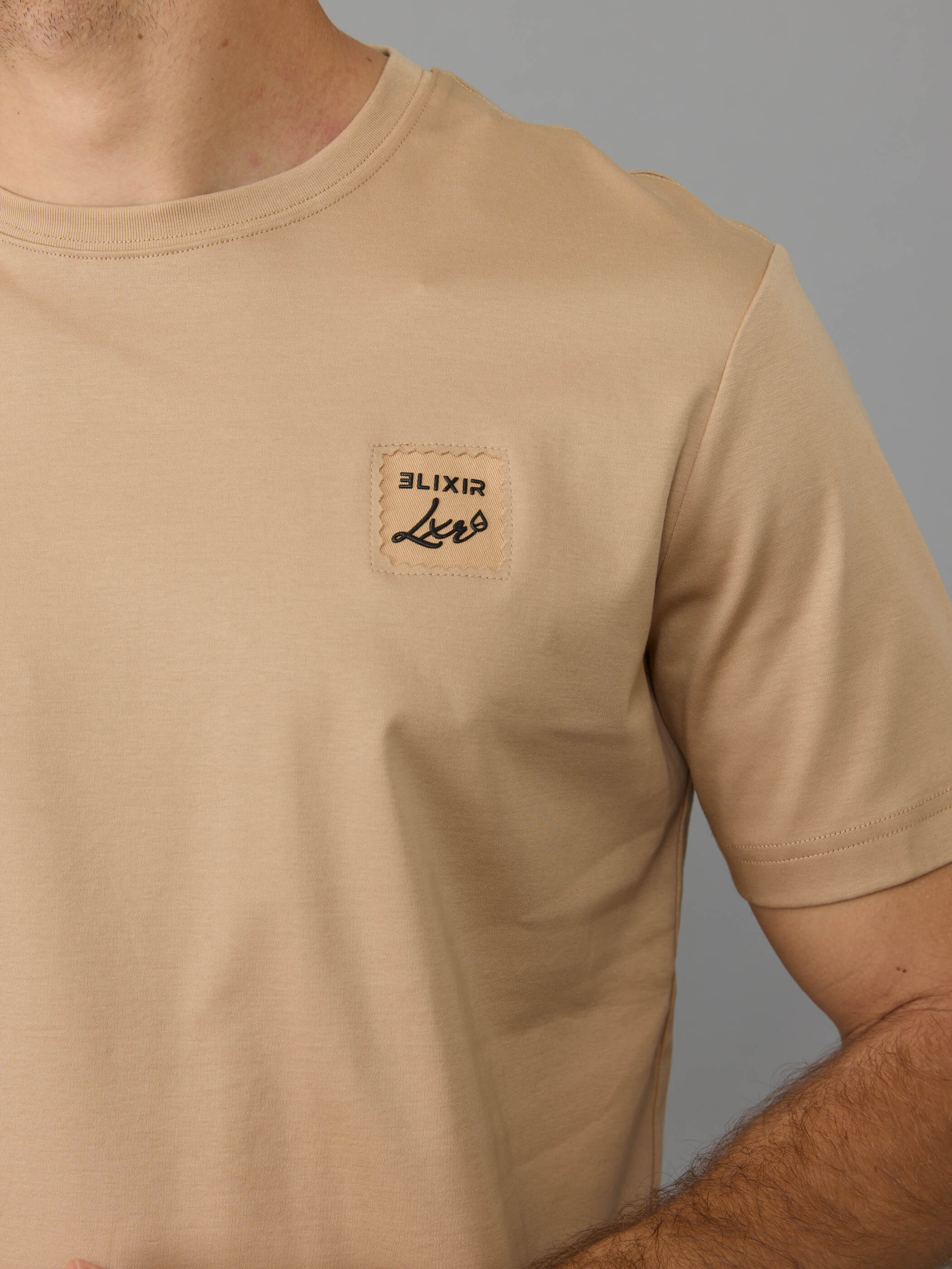 חולצת טישירט קצרה אליקסיר Back Patch גברים