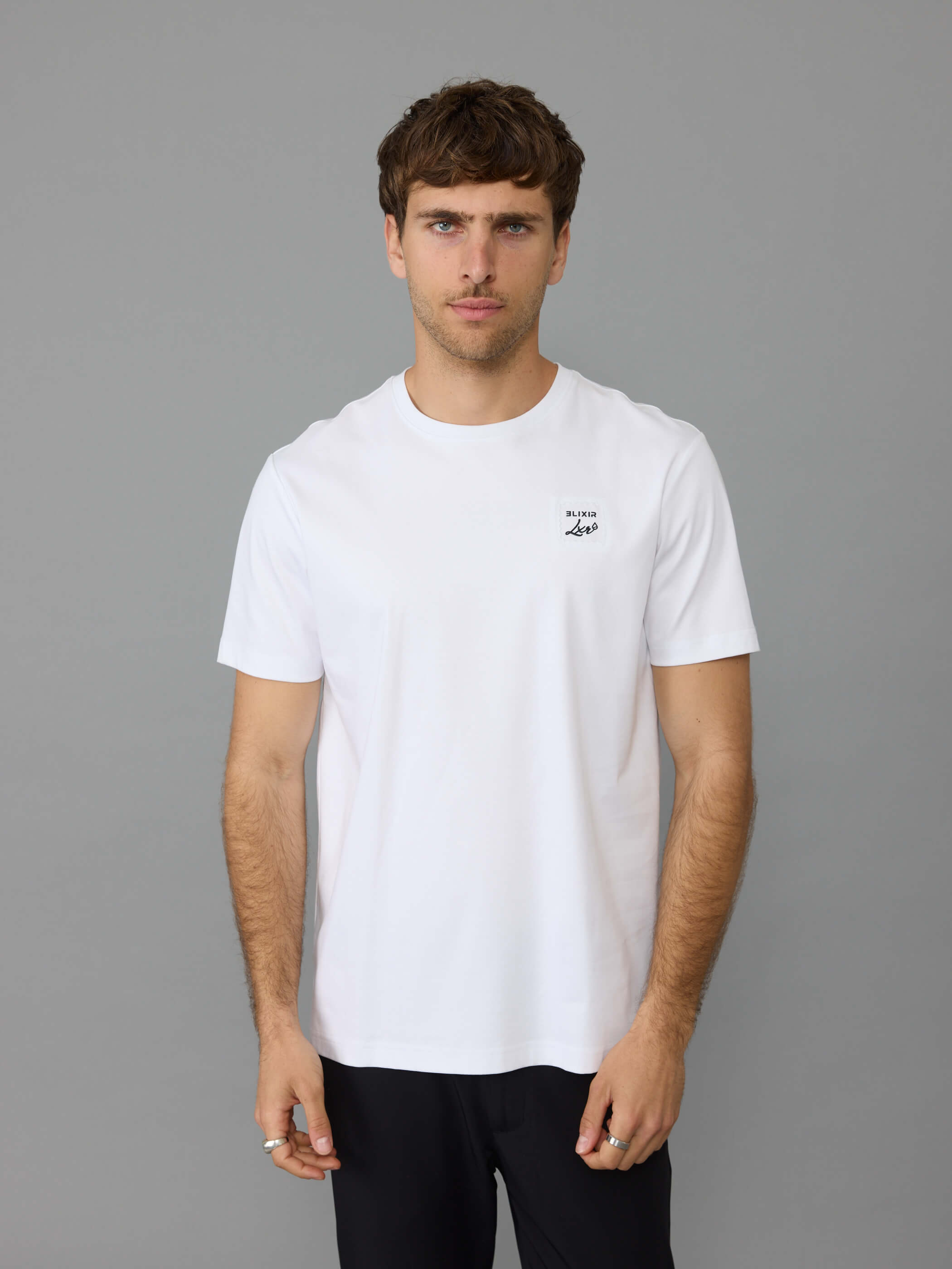 חולצת טישירט קצרה אליקסיר Back Patch גברים