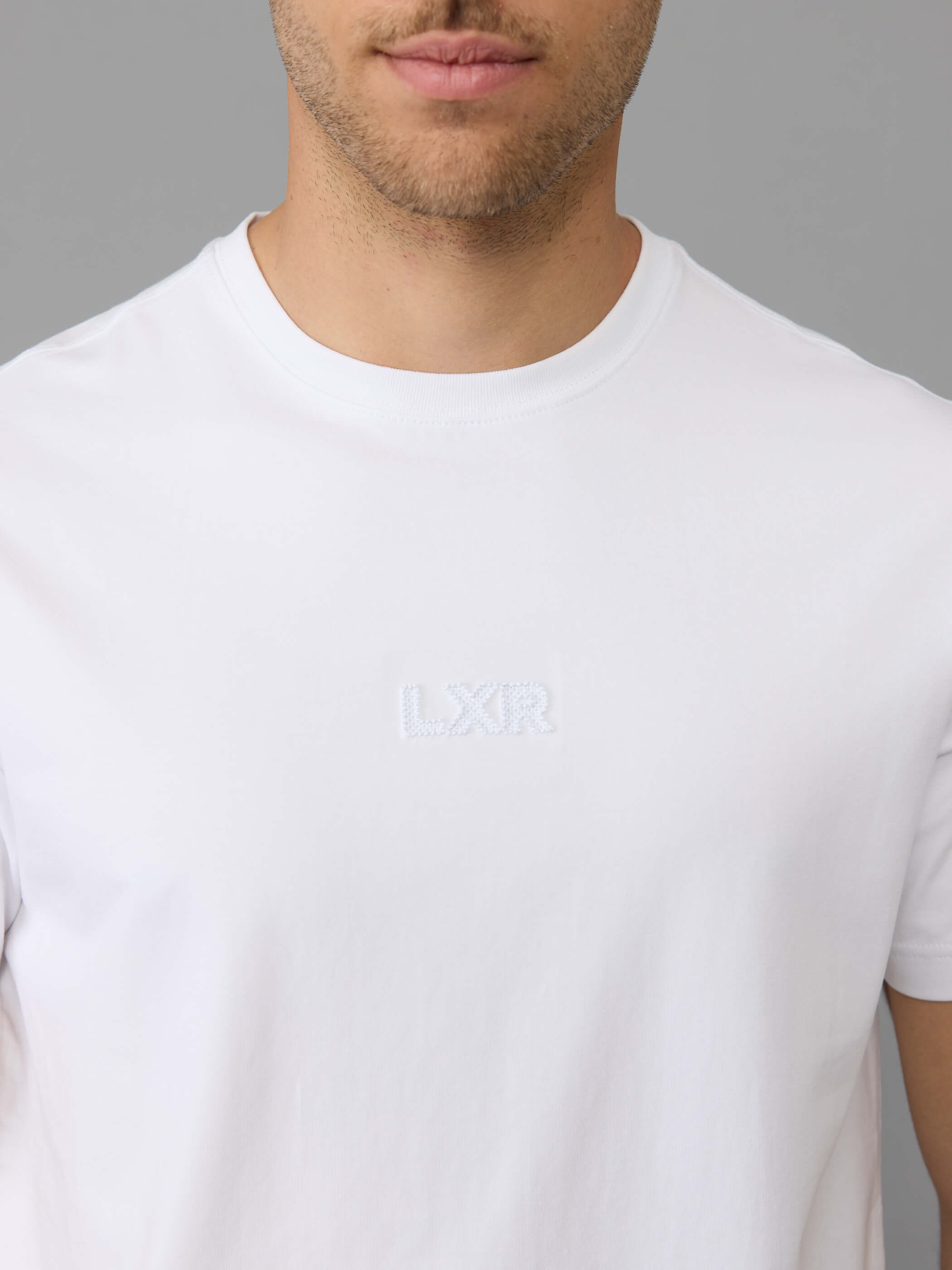 חולצת טישירט קצרה אליקסיר Chest Embroidered Logo גברים