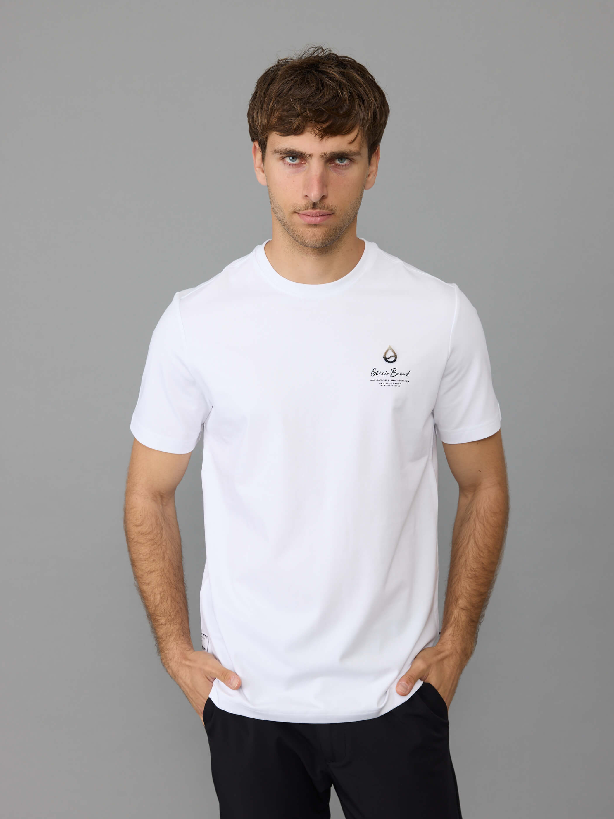 חולצת טישירט קצרה אליקסיר Chest Velvet גברים