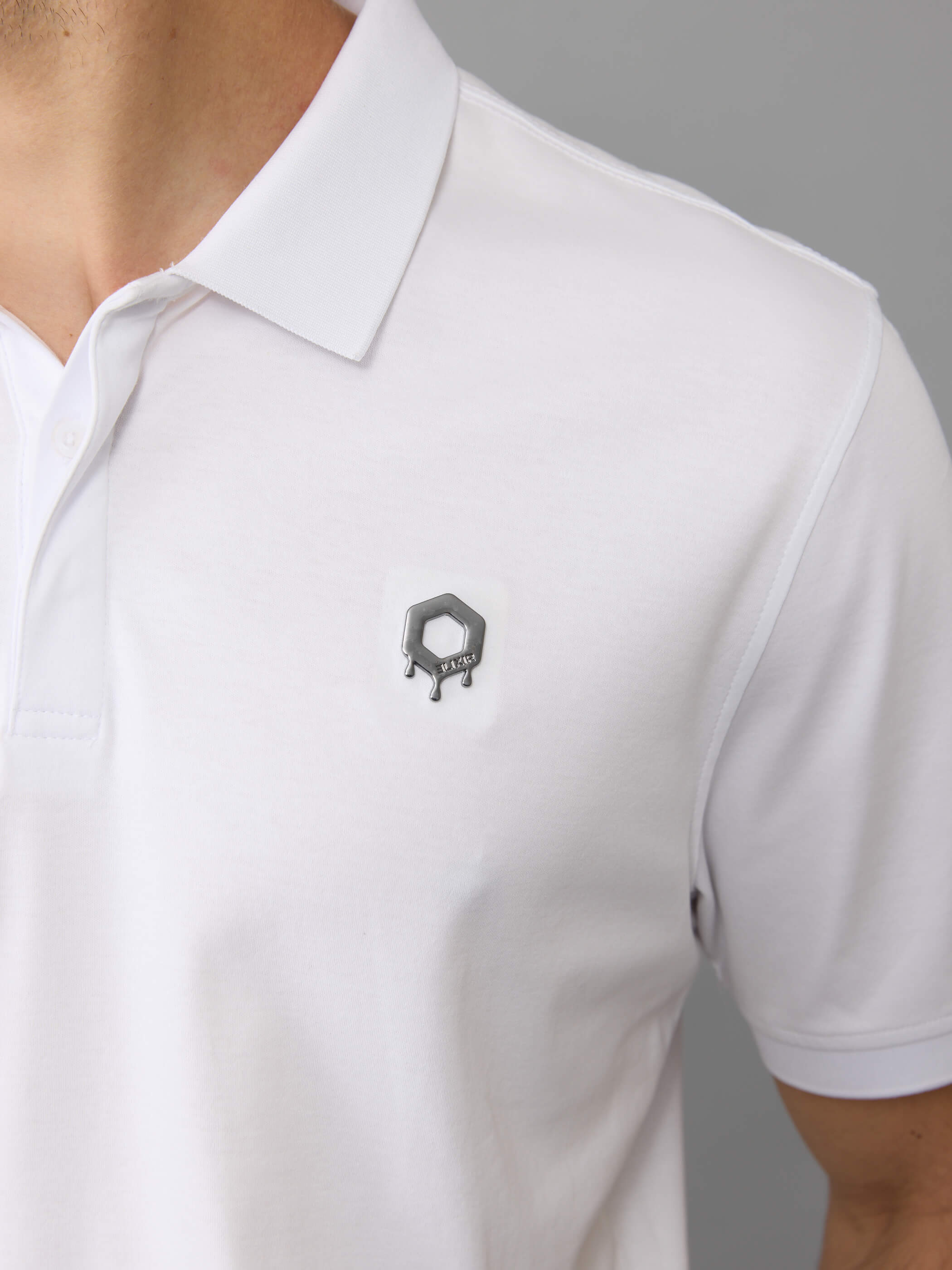 חולצת פולו אליקסיר Metal Logo גברים