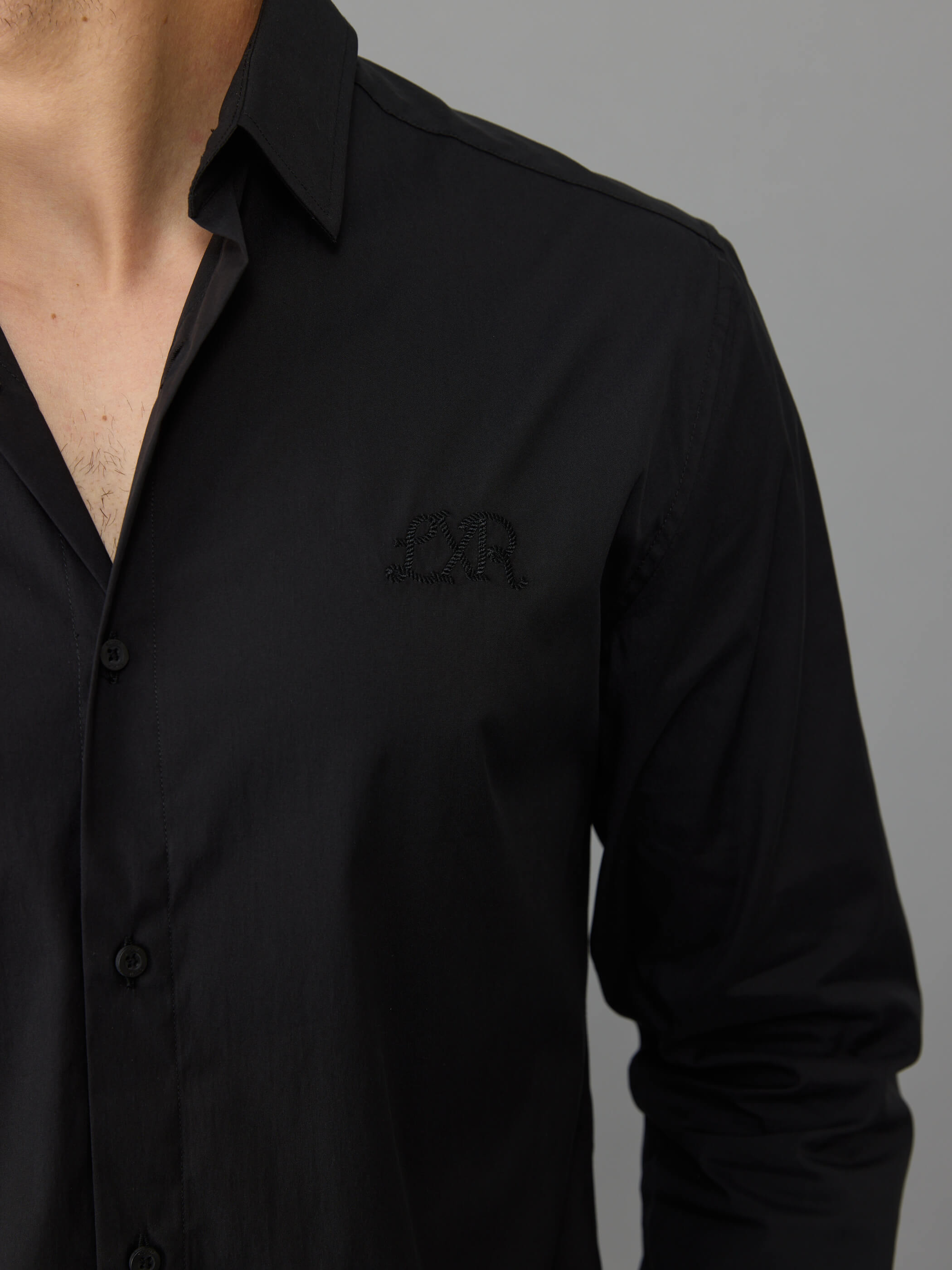 חולצה מכופתרת אליקסיר Sewing Logo גברים