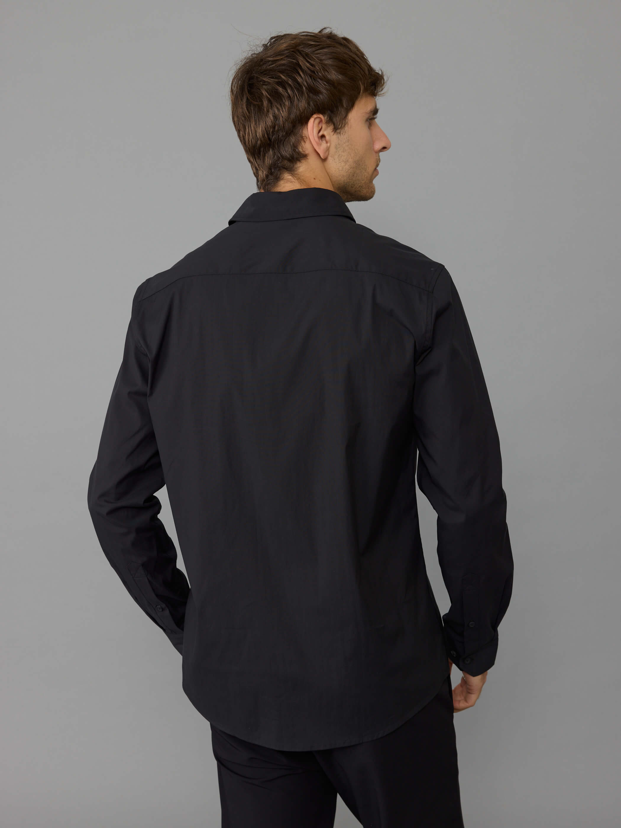 חולצה מכופתרת אליקסיר Sewing Logo גברים