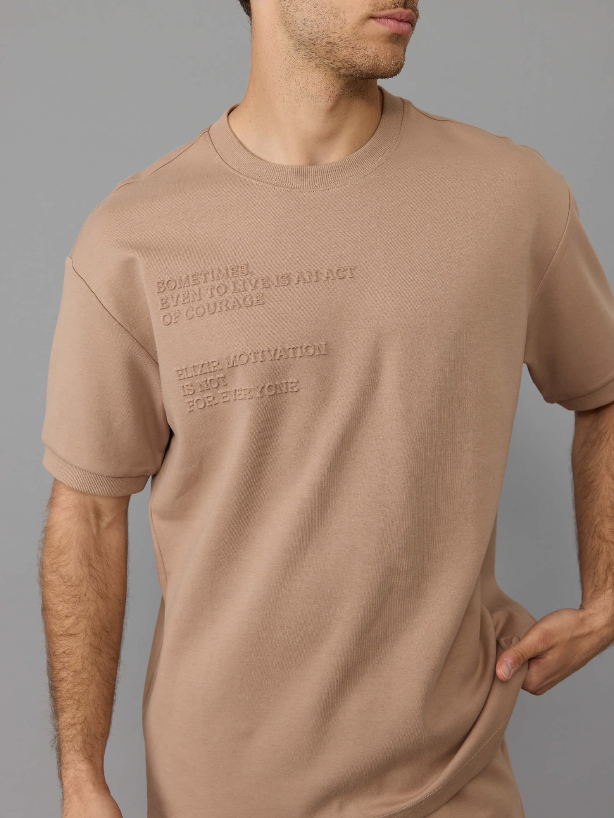 חליפת ספורט אליקסיר Embossed Logo גברים