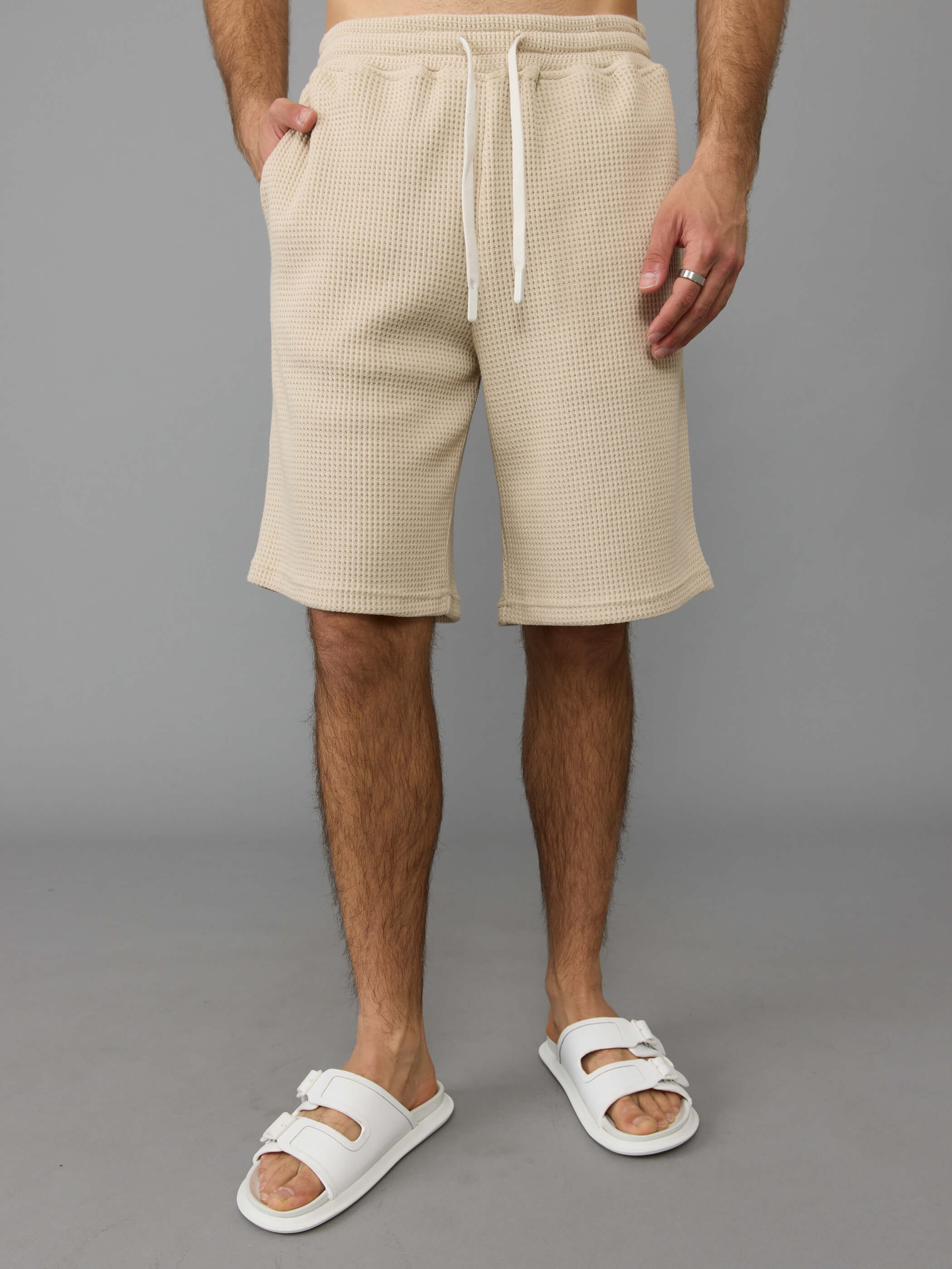 מכנס קצר אליקסיר Waffle גברים