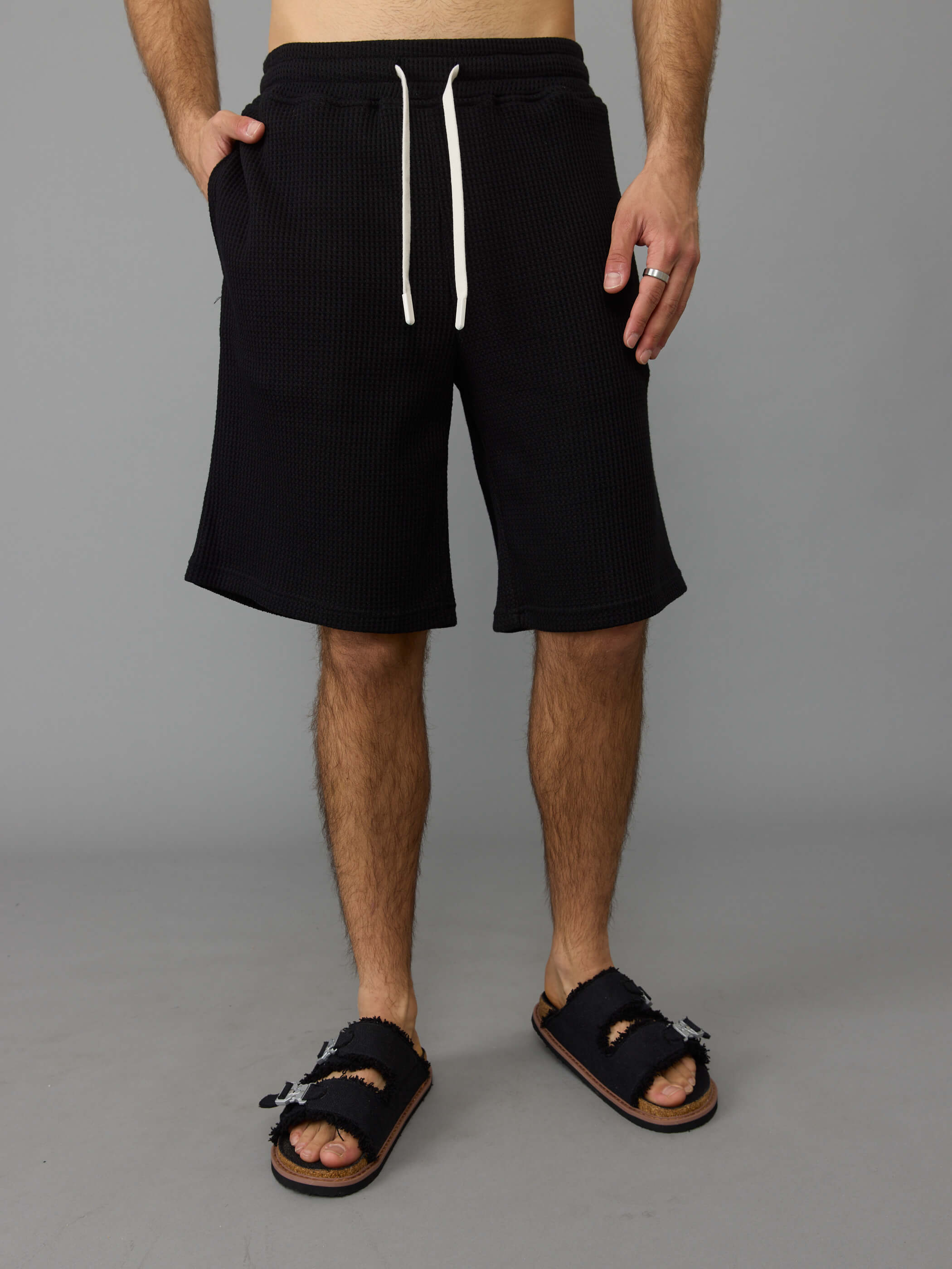 מכנס קצר אליקסיר Waffle גברים