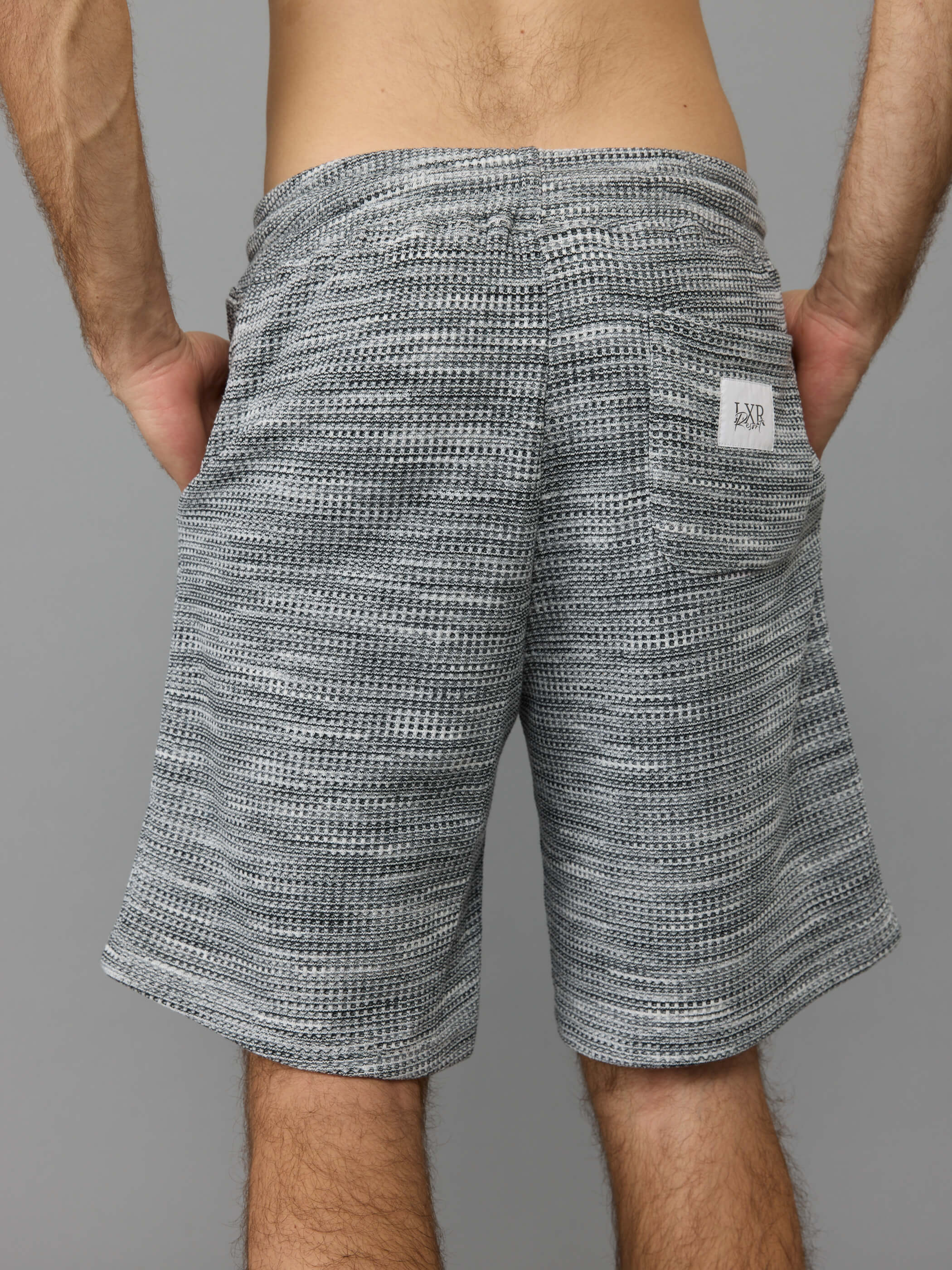 מכנס קצר אליקסיר Knitted Waffle גברים
