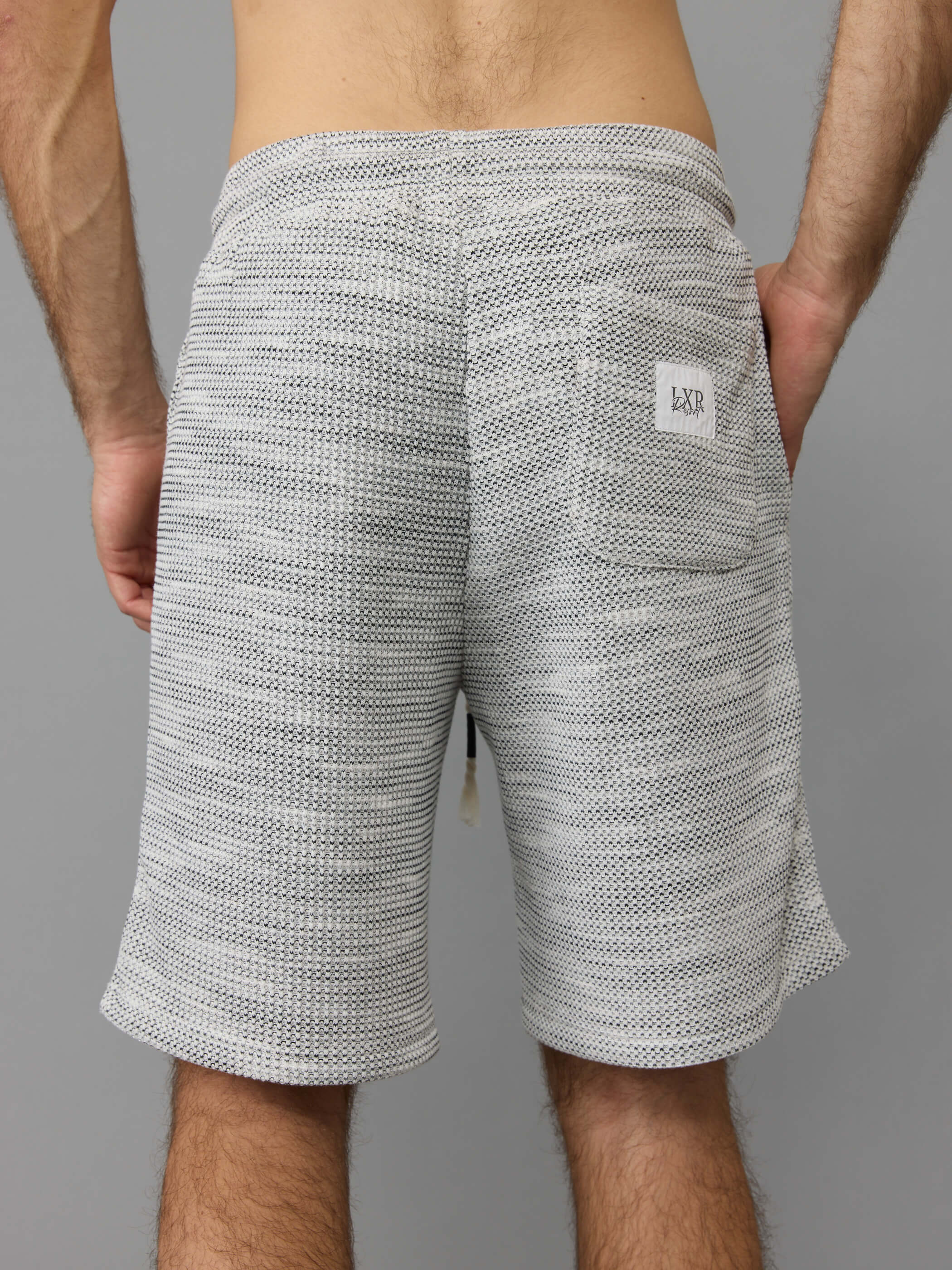 מכנס קצר אליקסיר Knitted Waffle גברים