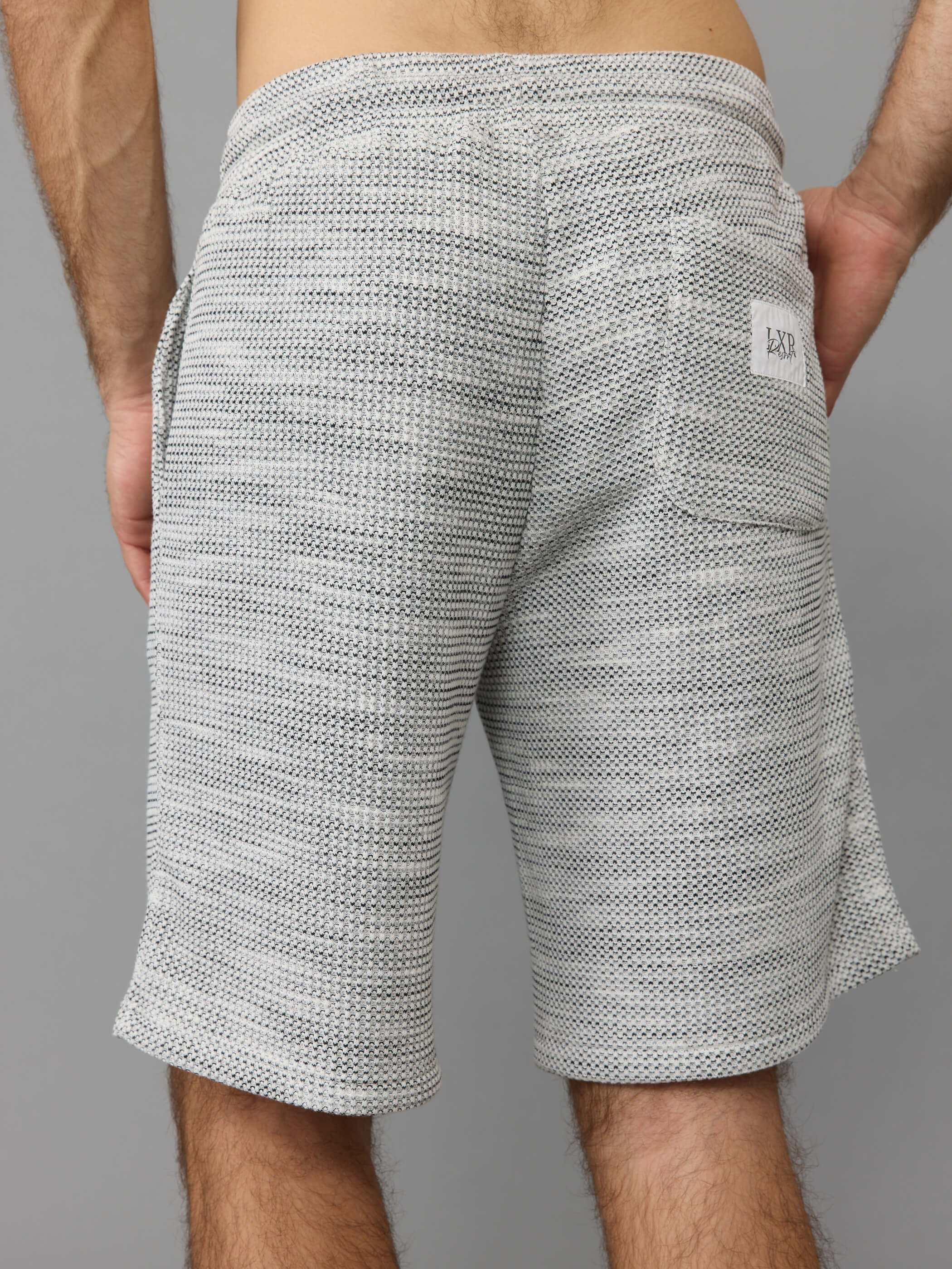 מכנס קצר אליקסיר Knitted Waffle גברים