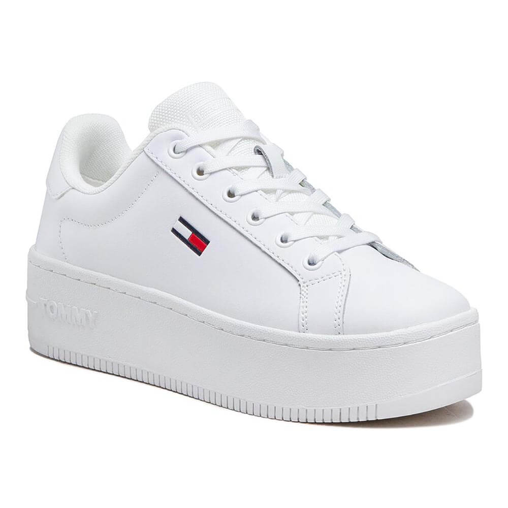 נעלי סניקרס טומי הילפיגר Essentials Embossed Logo Flatform נשים