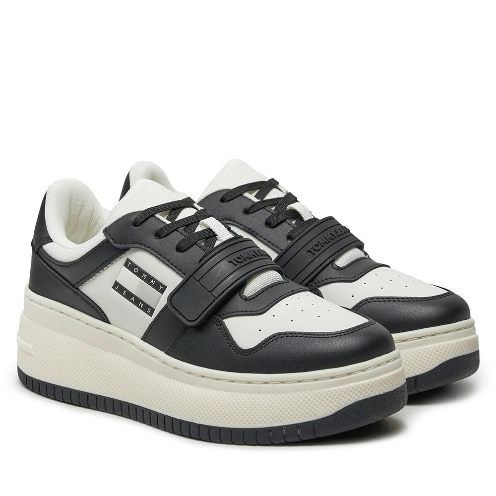 נעלי טומי הילפיגר Retro Basket Flatform Velcro נשים