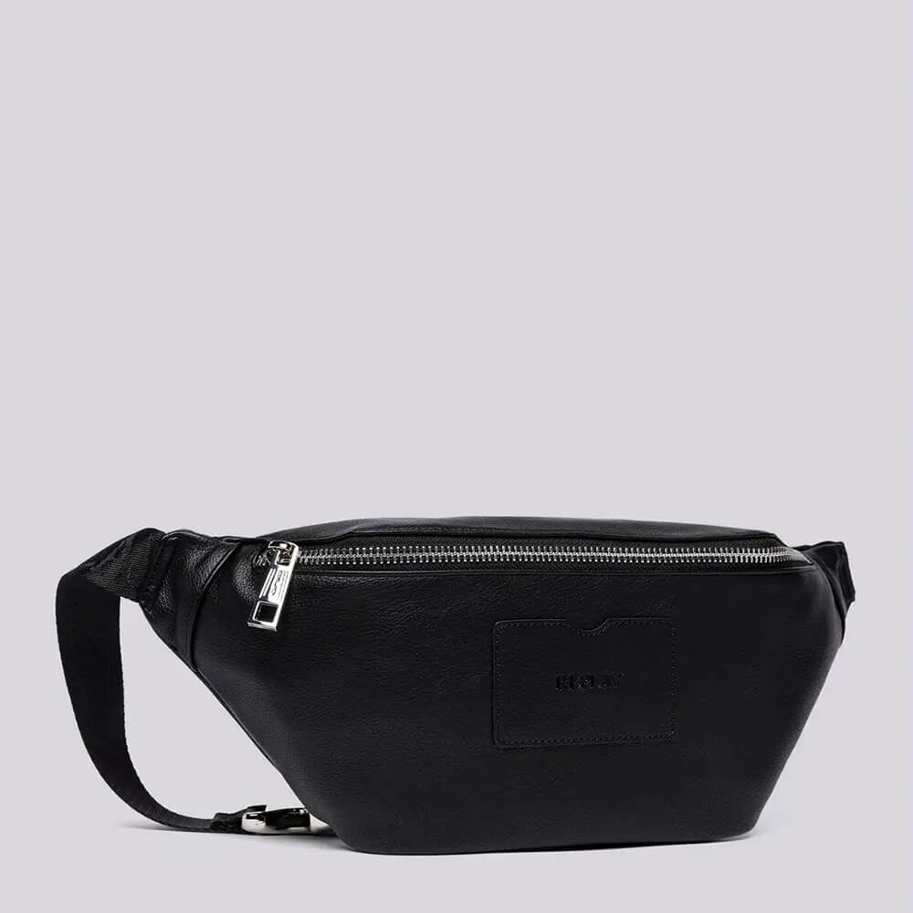 פאוץ' ריפליי Hammered-Effect Pu Belt גברים