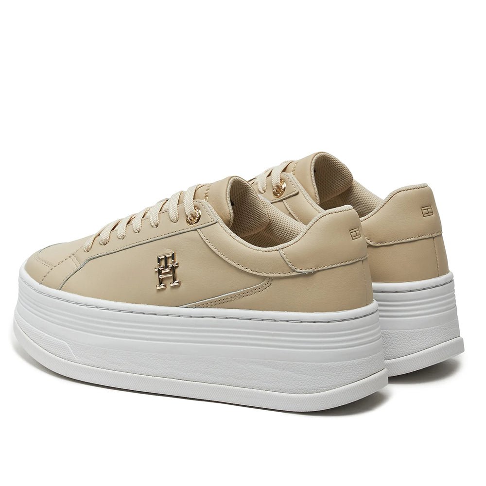 נעלי פלטפורמה טומי הילפיגר Platform Leather נשים