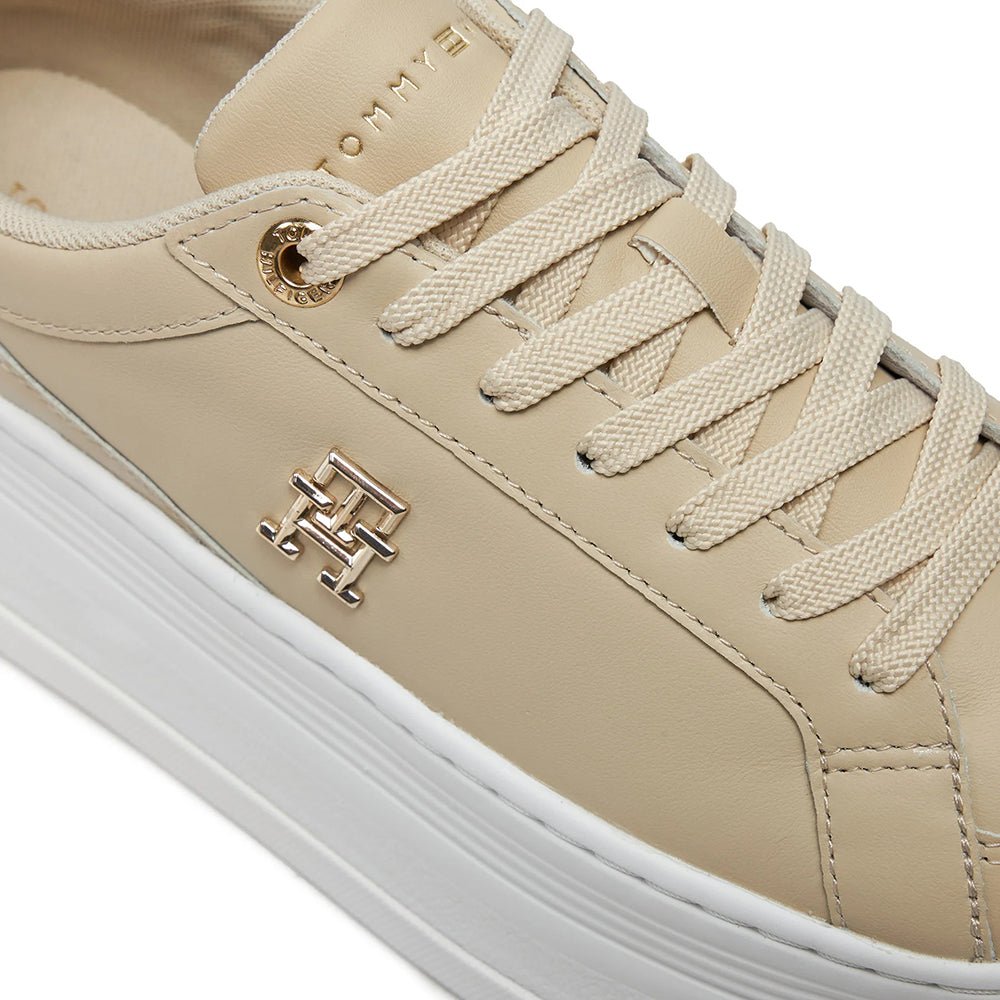 נעלי פלטפורמה טומי הילפיגר Platform Leather נשים
