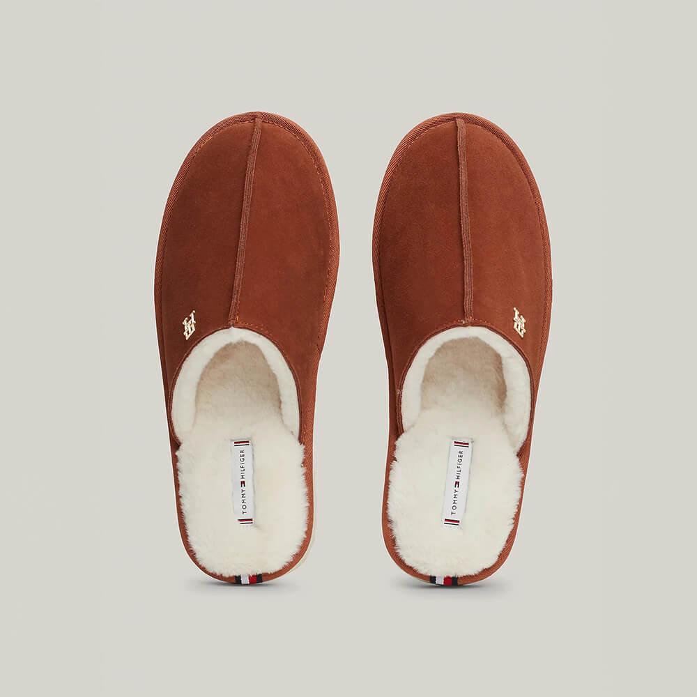 כפכפי טומי הילפיגר Suede Serrated Sole Slippers נשים