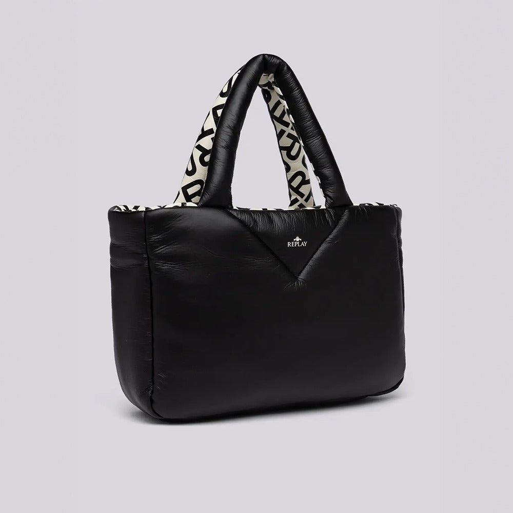 סט תיק ריפליי פוך גדול דו צדדי + תיק קטן Tote Bag And Mini Bag Set נשים