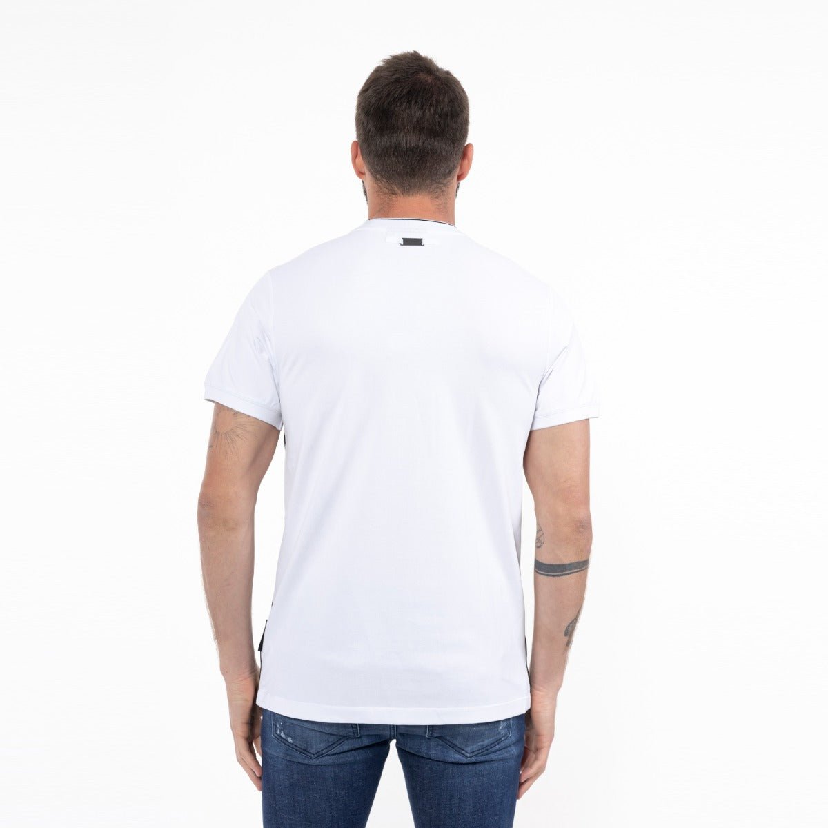 חולצת טישרט אלדו מורו קצרה Front Embroidered Logo גברים