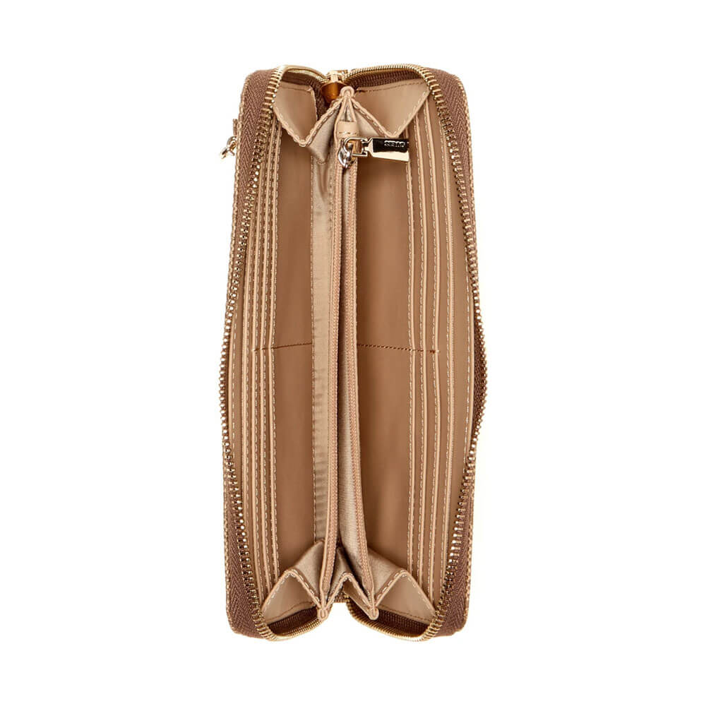 ארנק Guess Anning Slg Large Zip Around נשים
