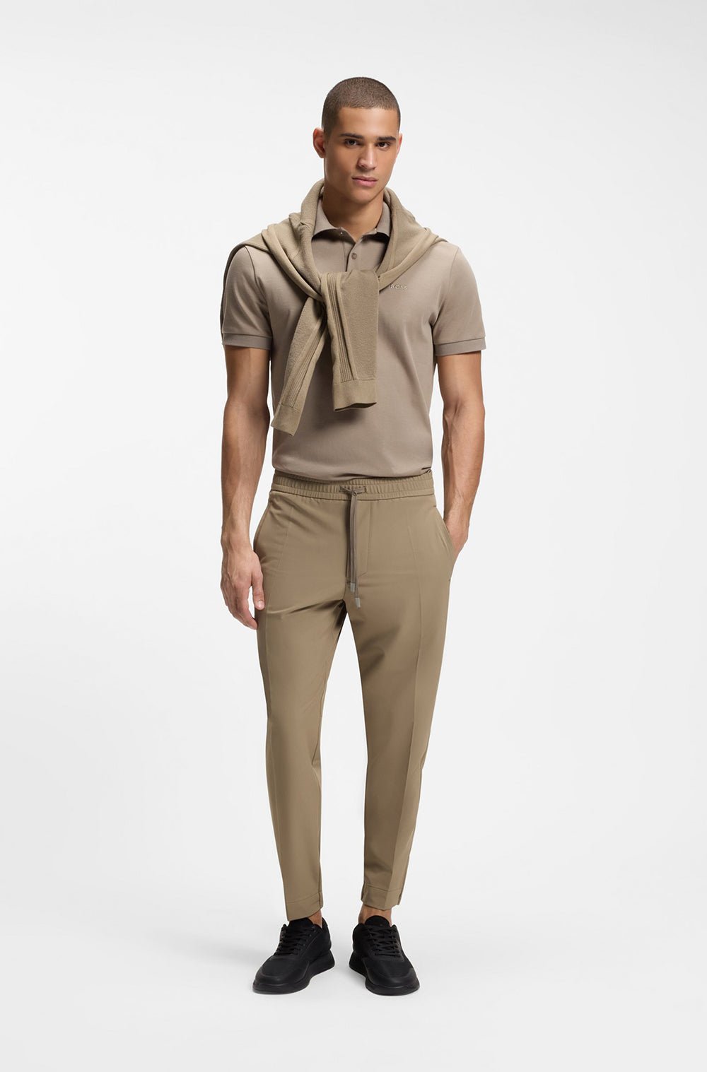 דגמ"ח הוגו בוס Water-Repellent Stretch Fabric גברים