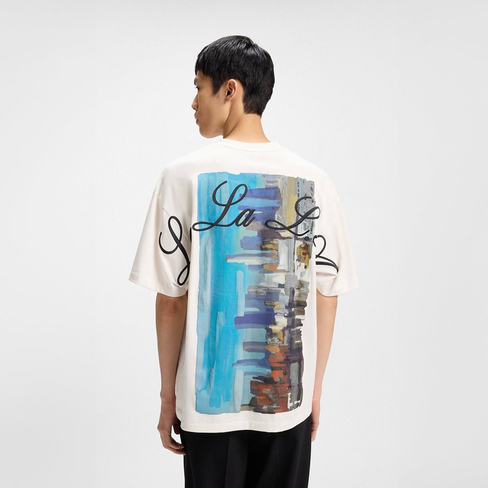 חולצת טישירט קצרה הוגו LA artwork גברים