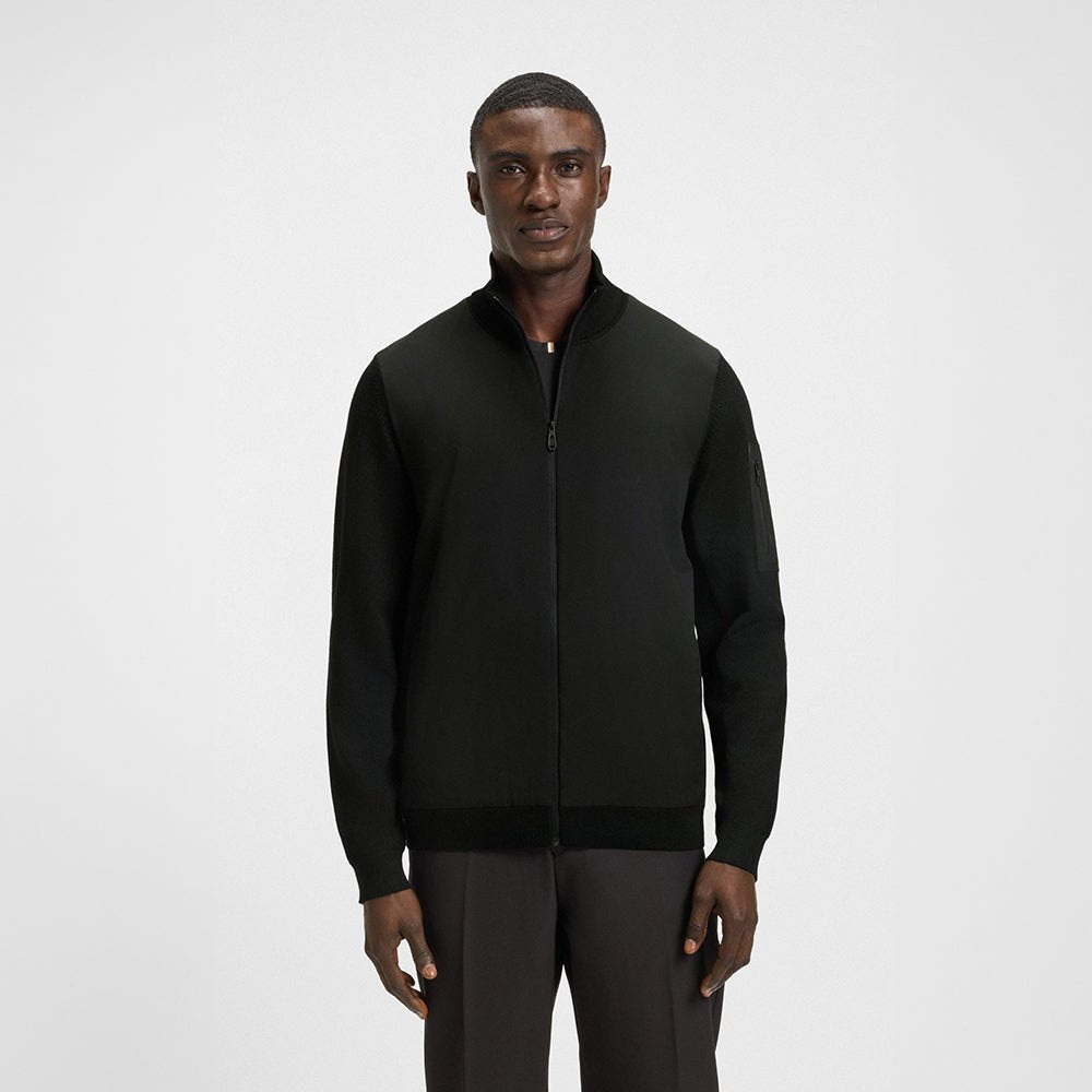 ג'קט הוגו בוס Zipped Sleeve Pocket גברים