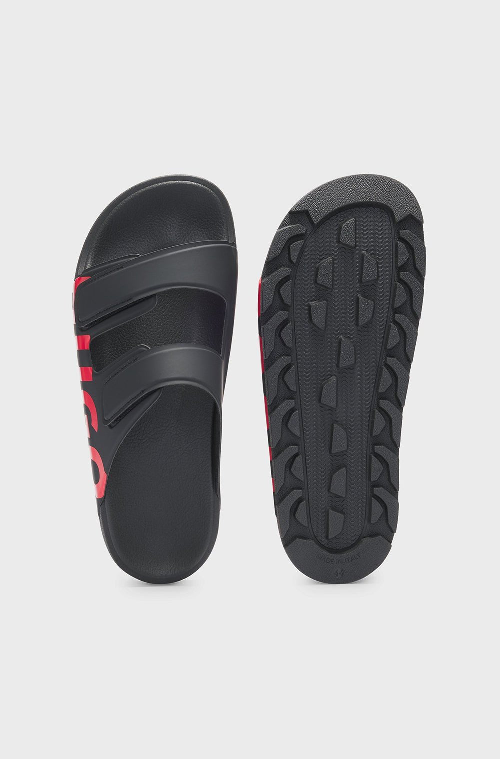 כפכפי הוגו Logo Sandals With Double Touch-Closure Straps גברים