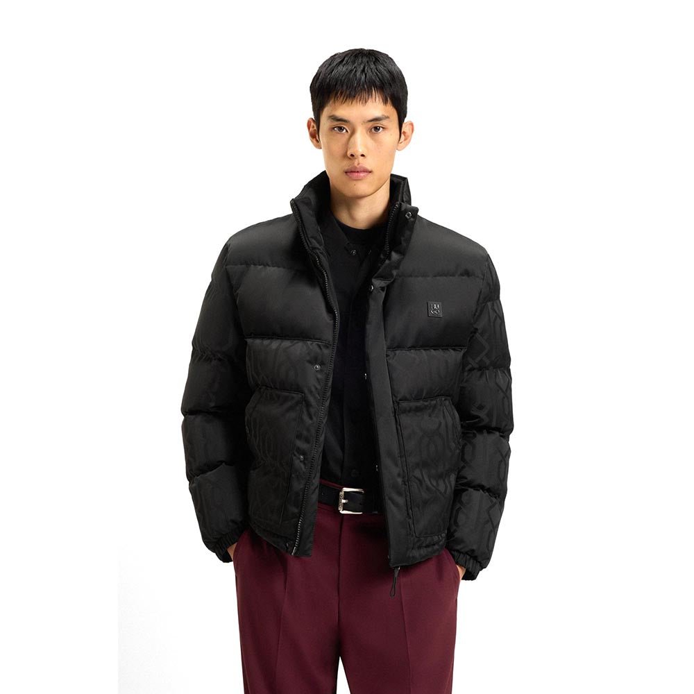 מעיל הוגו Jacquard Pattern גברים