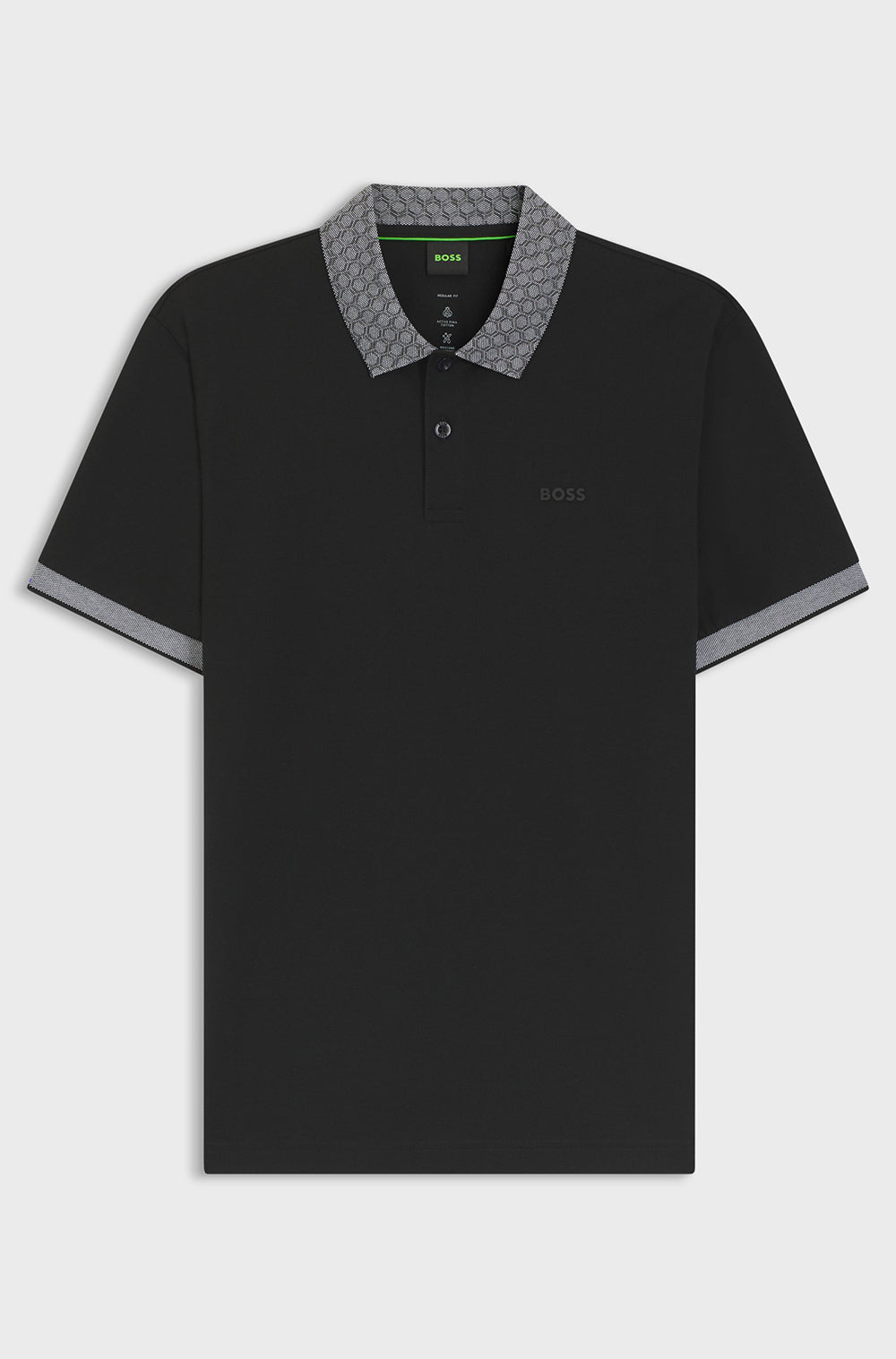 חולצת פולו הוגו בוס Stretch Cotton With Moisture Management גברים