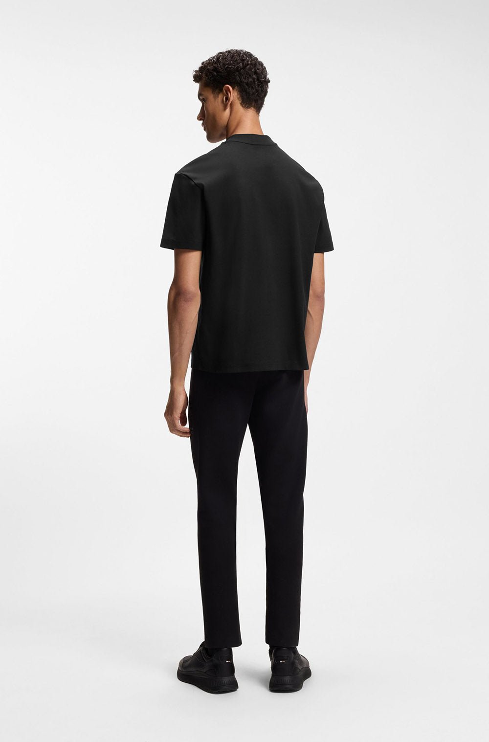 חולצת טישירט קצרה הוגו בוס Logo Collar גברים