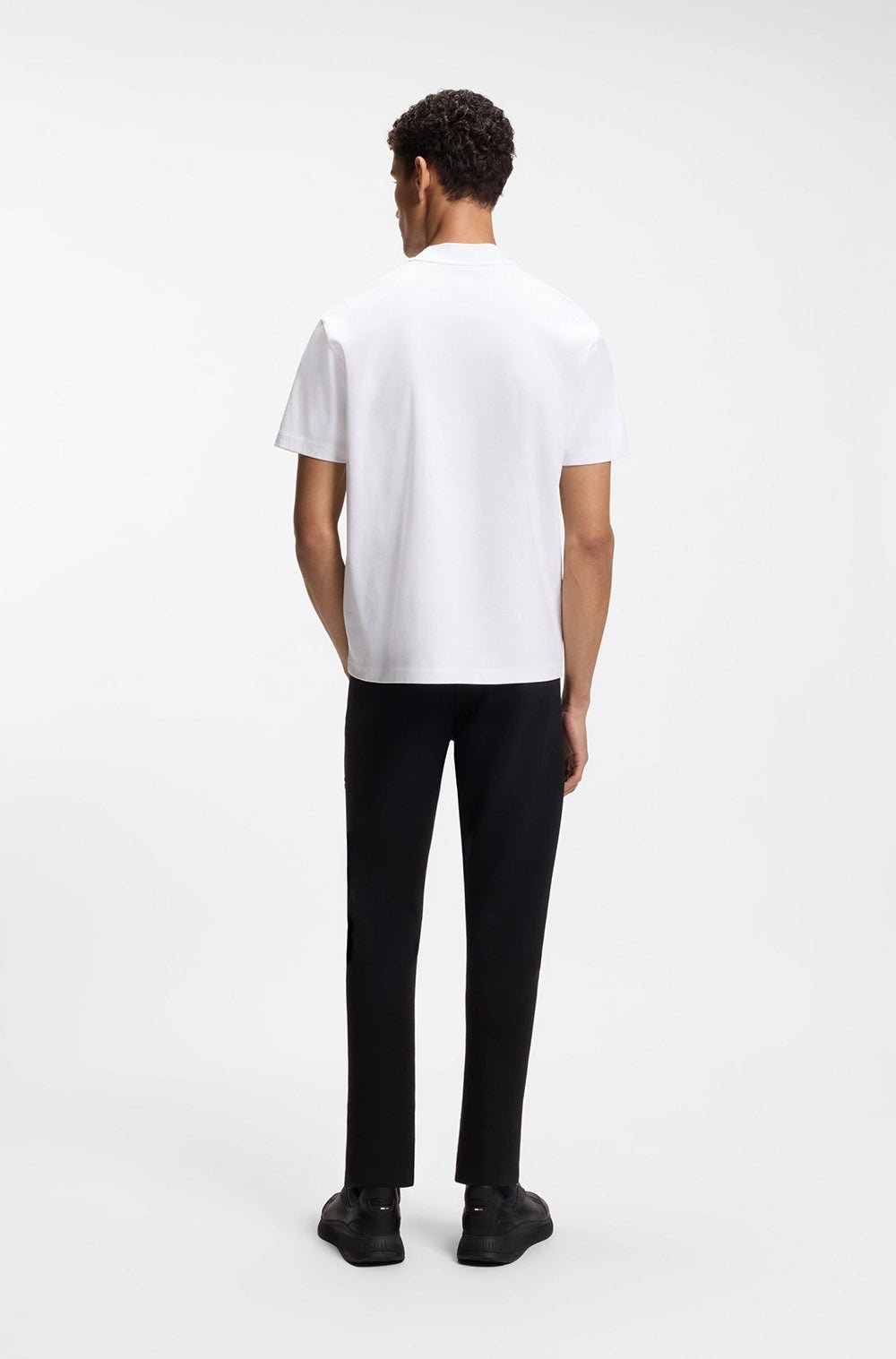 חולצת טישירט קצרה הוגו בוס Logo Collar גברים