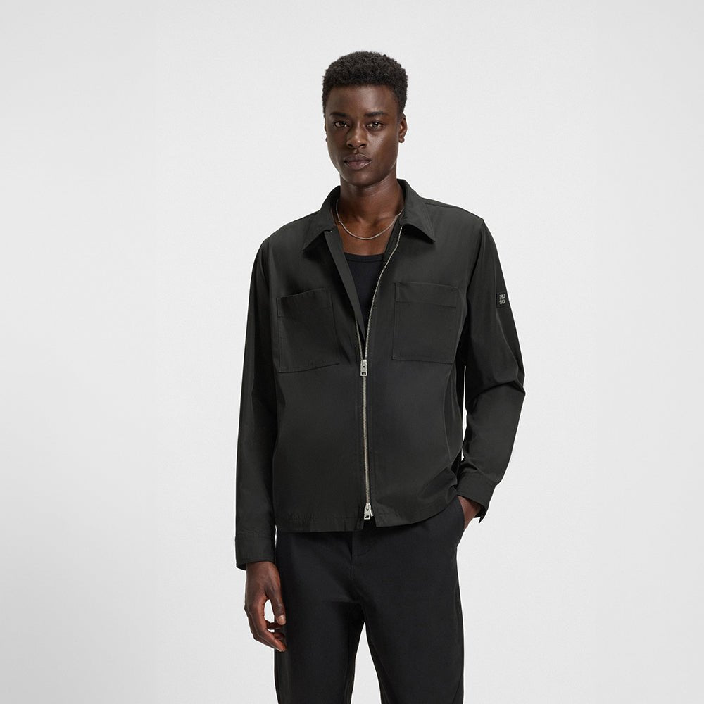 ג'קט הוגו Oversized-Fit Shirt In Water-Repellent Canvas גברים