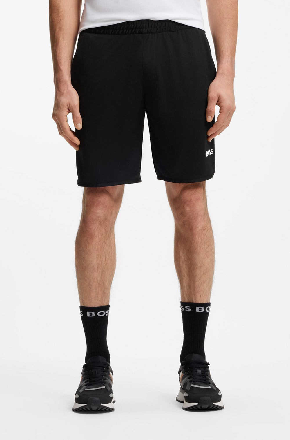 מכנס קצר הוגו בוס Stretch Shorts In Quick-Dry Fabric גברים