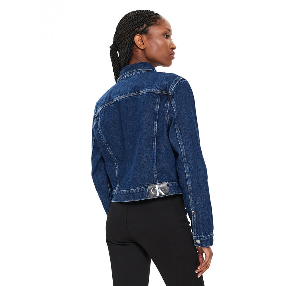 ג'קט ג'ינס קלווין קליין Cropped 90S Denim נשים
