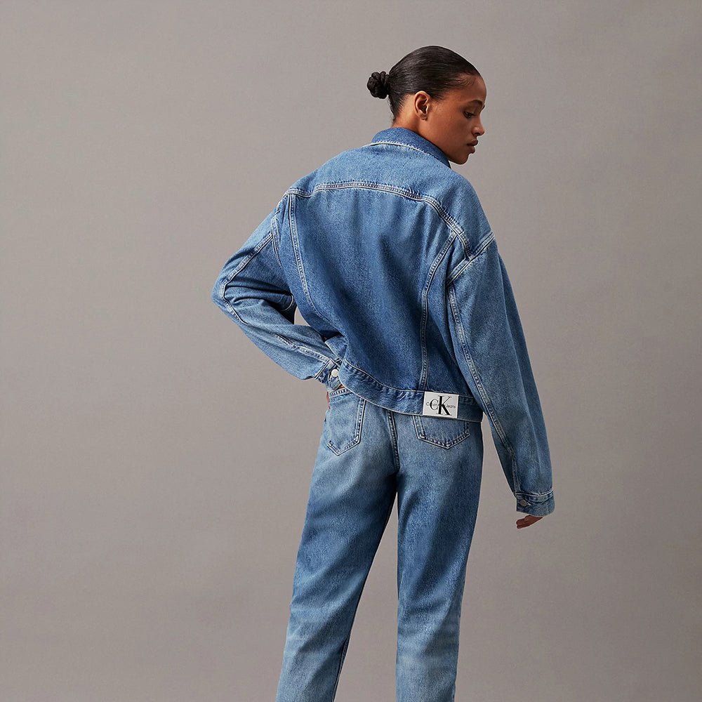 ג'קט ג'ינס קלווין קליין Boxy Denim נשים