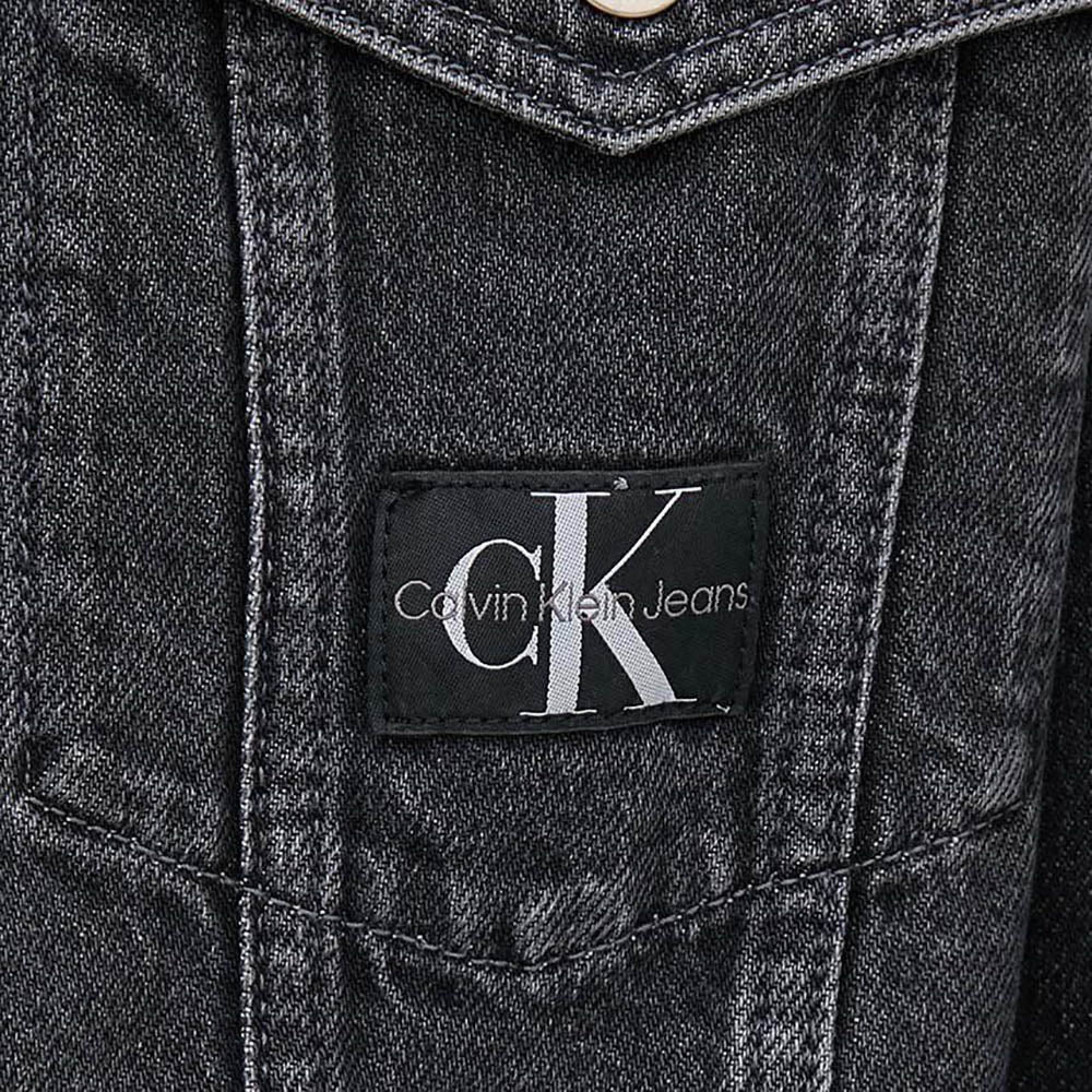 ג'קט קלווין קליין Boxy Denim נשים